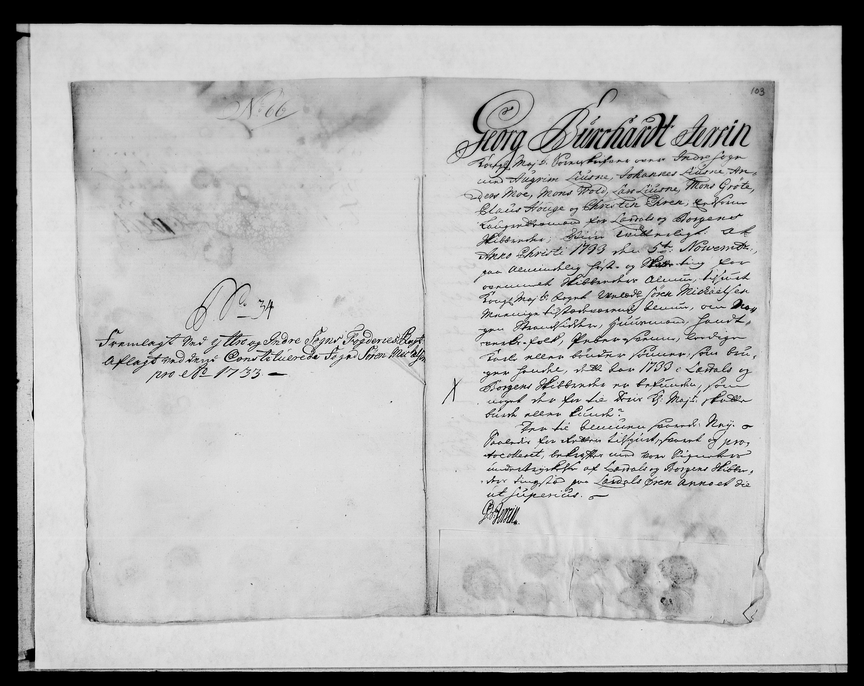 Rentekammeret inntil 1814, Reviderte regnskaper, Fogderegnskap, AV/RA-EA-4092/R52/L3337: Fogderegnskap Sogn, 1733, p. 160