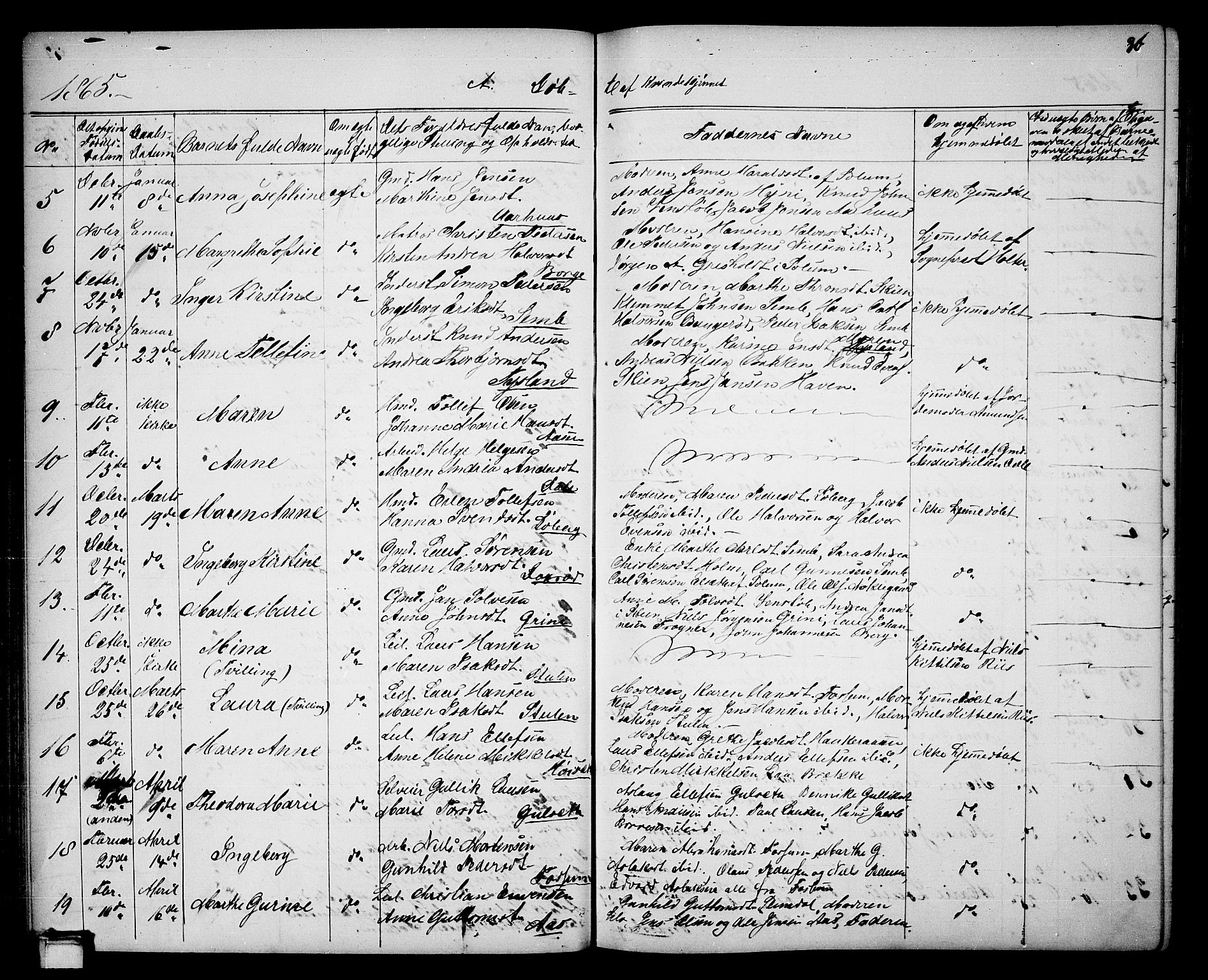Gjerpen kirkebøker, SAKO/A-265/G/Ga/L0001: Parish register (copy) no. I 1, 1864-1882, p. 90