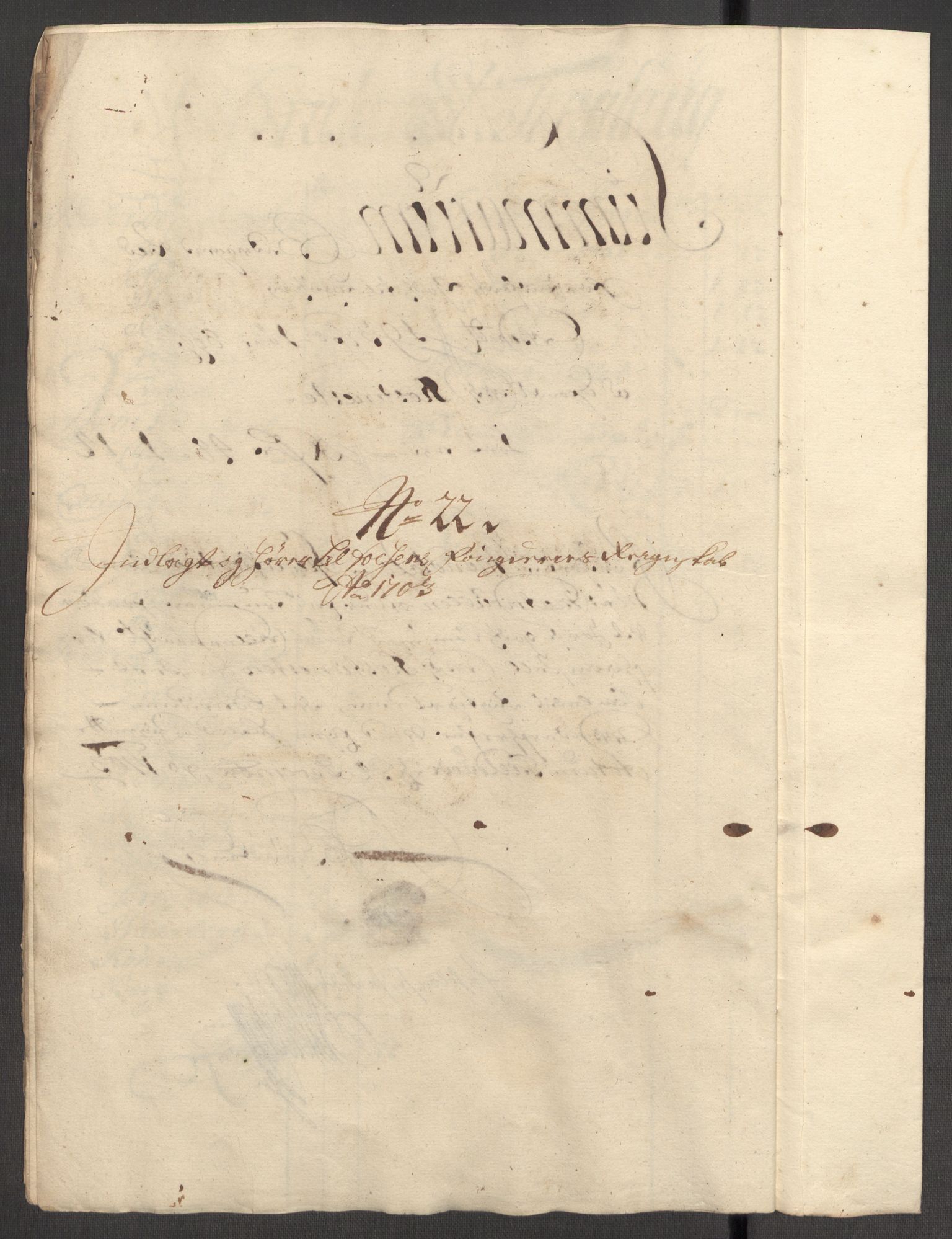 Rentekammeret inntil 1814, Reviderte regnskaper, Fogderegnskap, RA/EA-4092/R57/L3855: Fogderegnskap Fosen, 1702-1703, p. 372