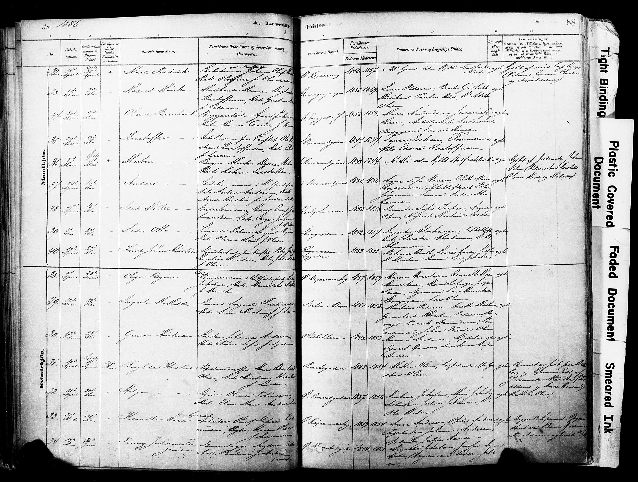 Horten kirkebøker, AV/SAKO-A-348/F/Fa/L0003: Parish register (official) no. 3, 1878-1887, p. 88