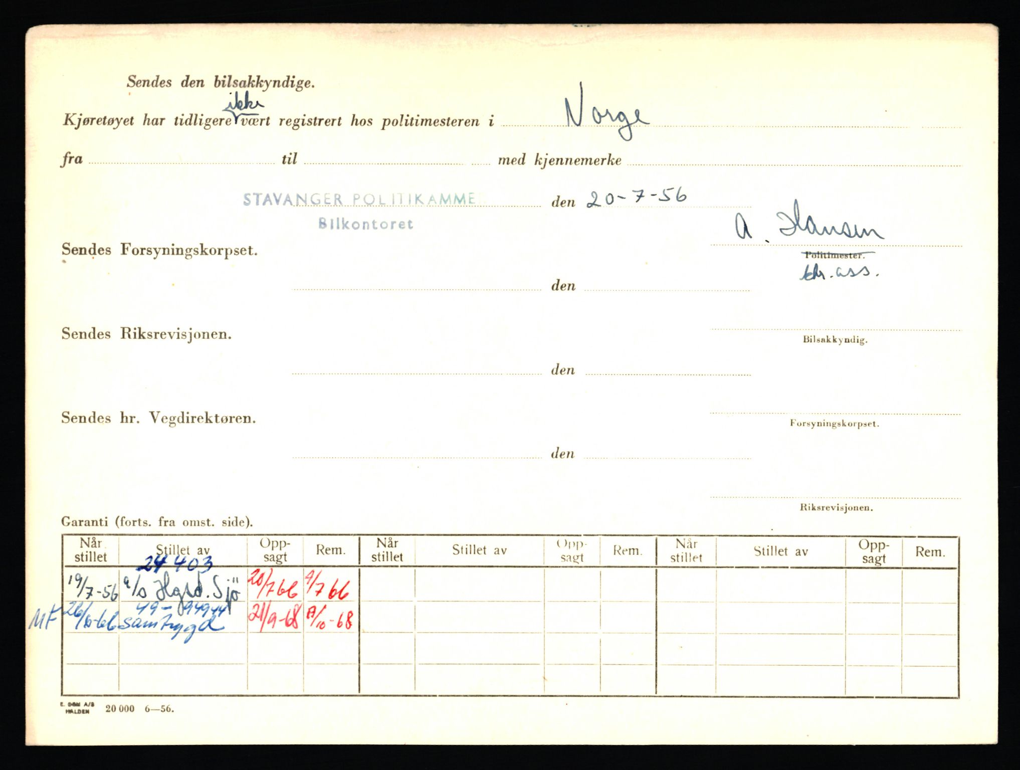 Stavanger trafikkstasjon, AV/SAST-A-101942/0/F/L0012: L-4200 - L-4699, 1930-1971, p. 1530