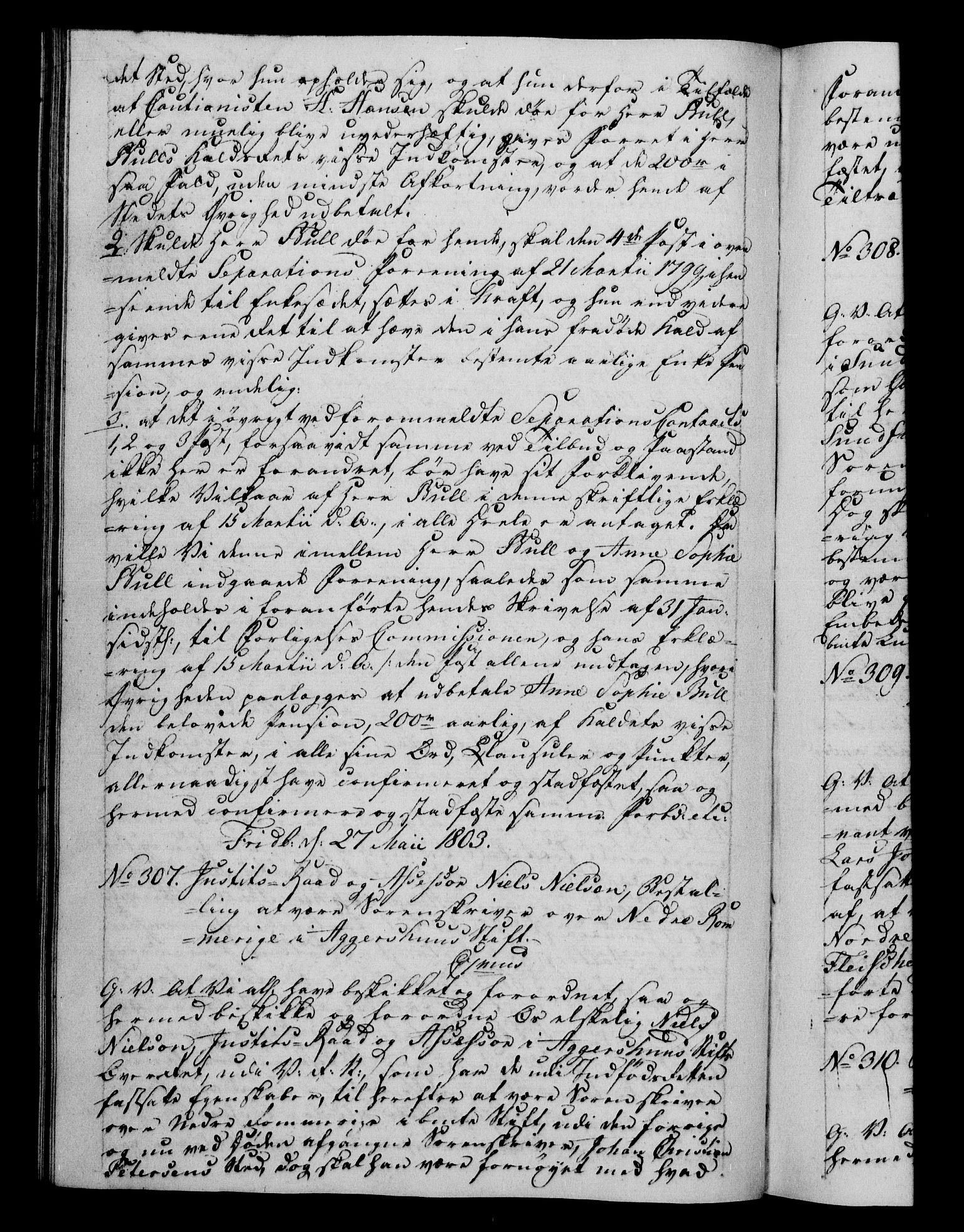 Danske Kanselli 1800-1814, RA/EA-3024/H/Hf/Hfb/Hfba/L0002: Registranter, 1802-1804, p. 151b