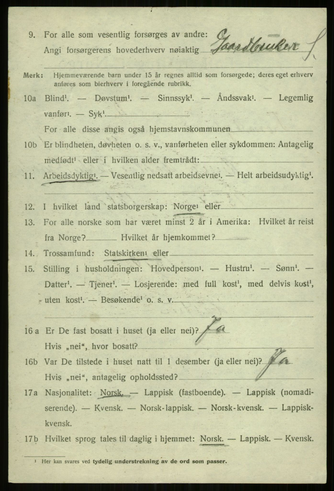 SATØ, 1920 census for Tromsøysund, 1920, p. 3201