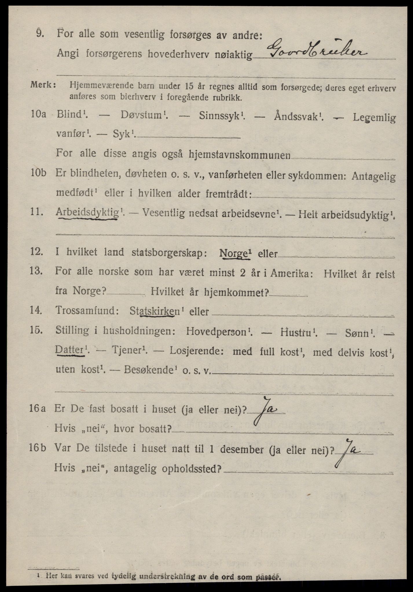 SAT, 1920 census for Skodje, 1920, p. 1108