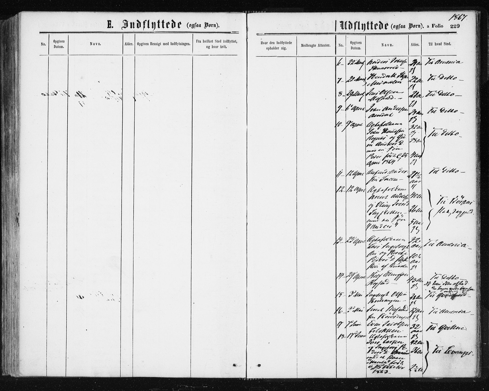 Ministerialprotokoller, klokkerbøker og fødselsregistre - Sør-Trøndelag, SAT/A-1456/687/L1001: Parish register (official) no. 687A07, 1863-1878, p. 229