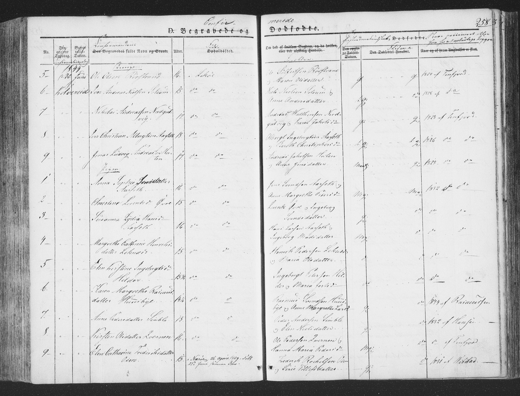 Ministerialprotokoller, klokkerbøker og fødselsregistre - Nord-Trøndelag, AV/SAT-A-1458/780/L0639: Parish register (official) no. 780A04, 1830-1844, p. 258