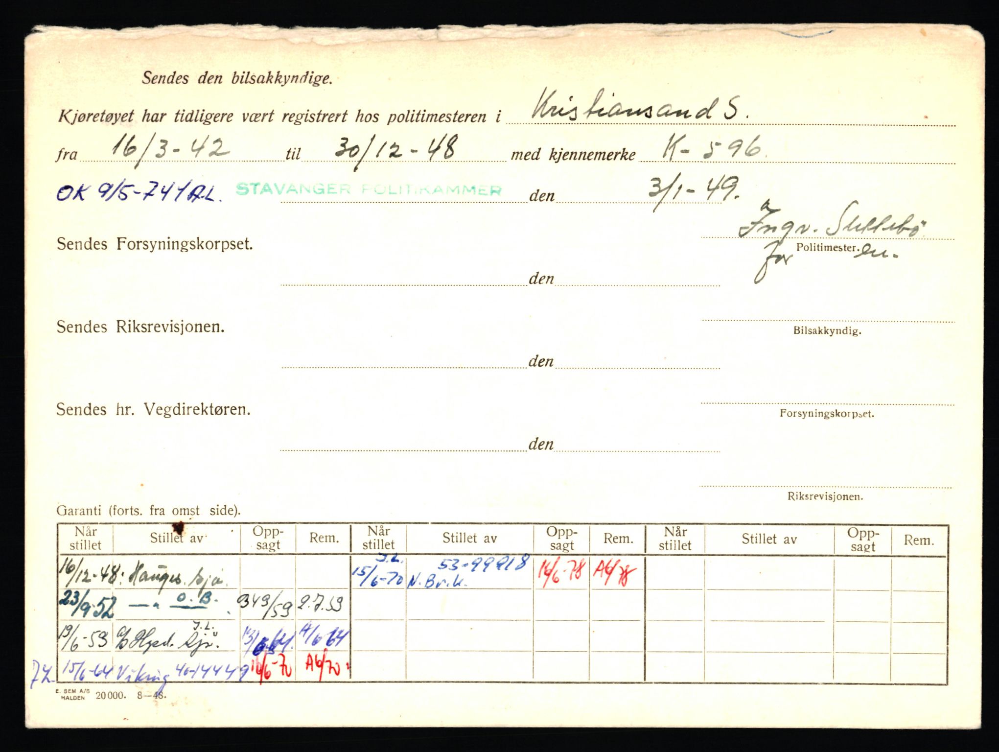 Stavanger trafikkstasjon, AV/SAST-A-101942/0/F/L0011: L-3700 - L-4199, 1930-1971, p. 1292