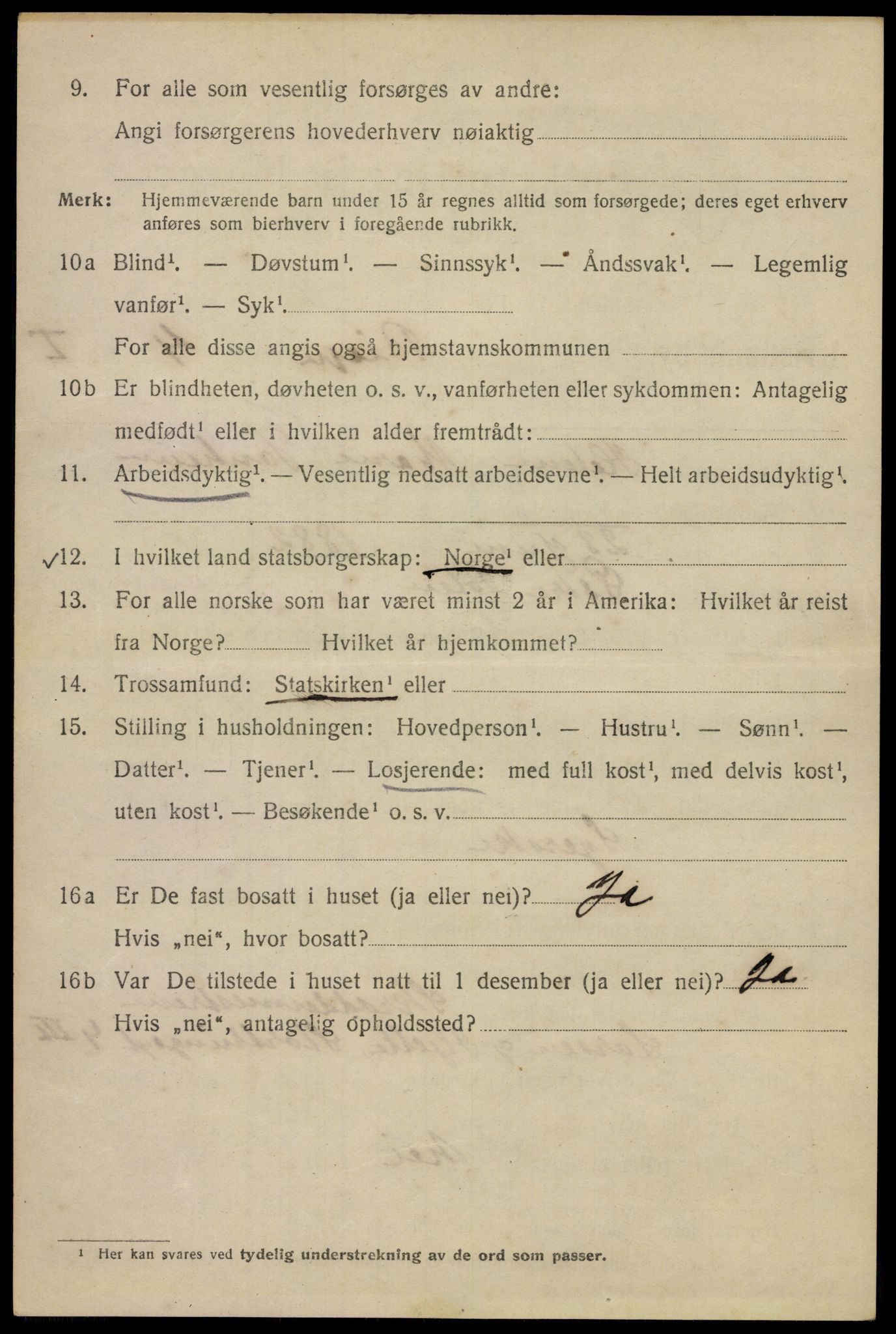 SAO, 1920 census for Kristiania, 1920, p. 157026