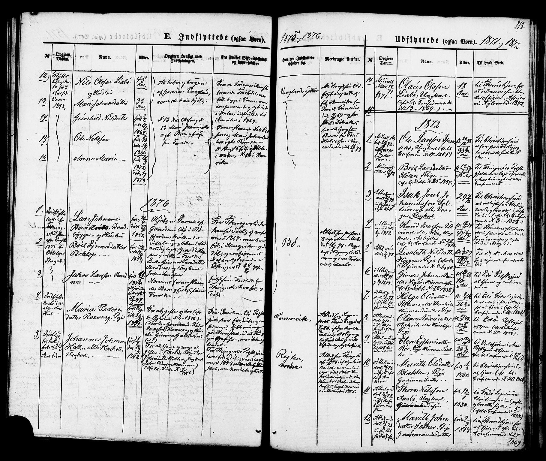 Ministerialprotokoller, klokkerbøker og fødselsregistre - Møre og Romsdal, AV/SAT-A-1454/576/L0884: Parish register (official) no. 576A02, 1865-1879, p. 213