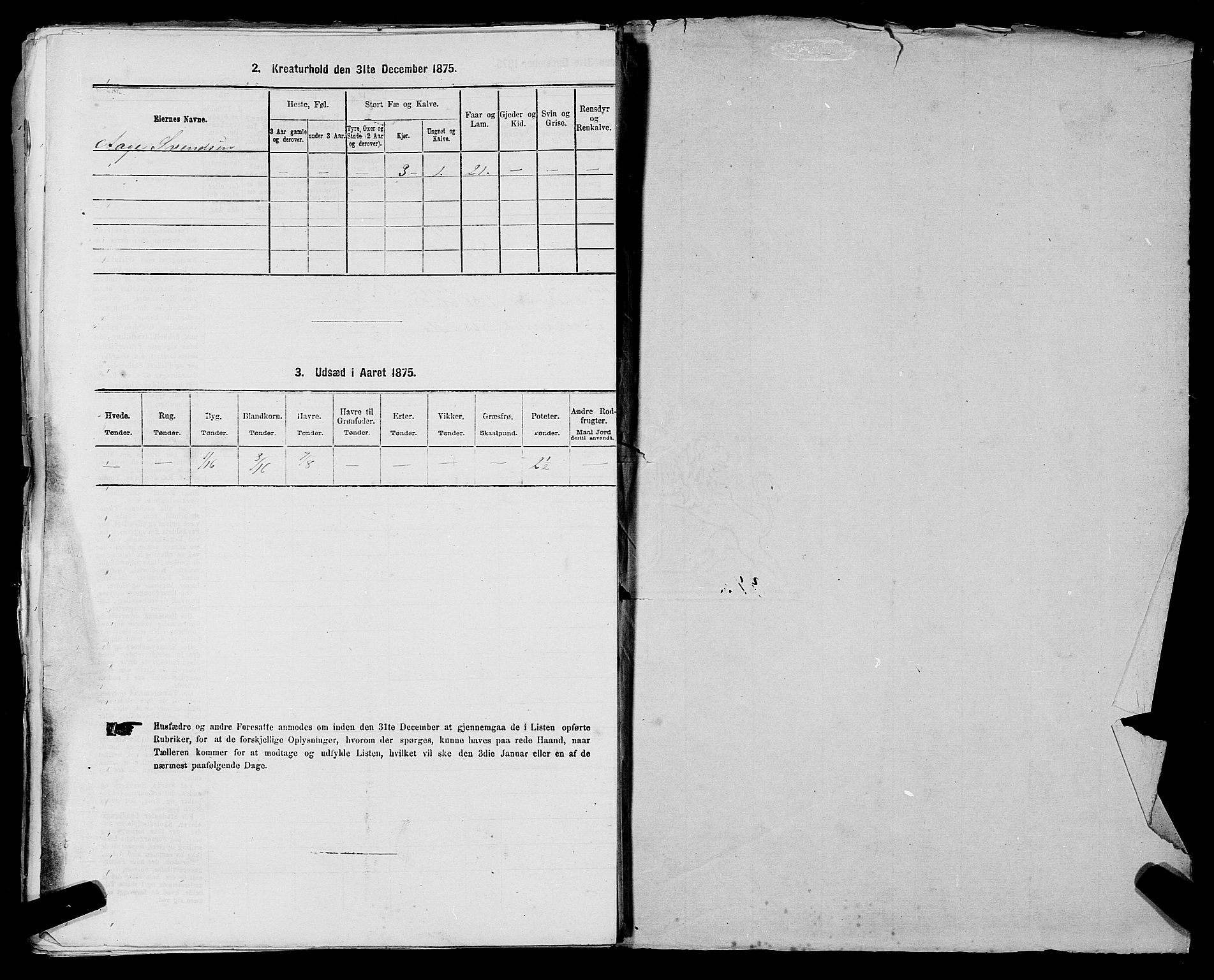 SAST, 1875 census for 1133P Hjelmeland, 1875, p. 1209