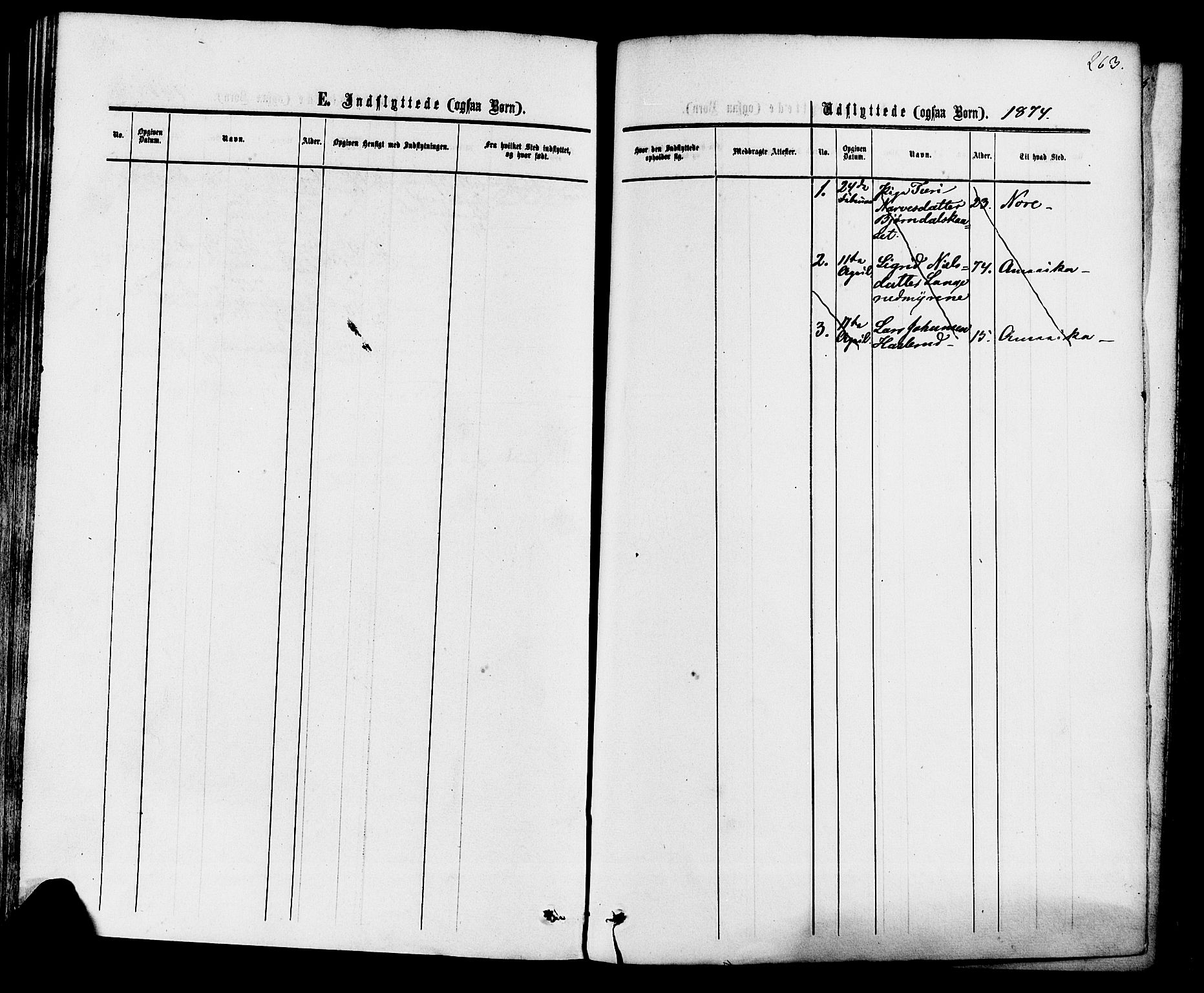 Rollag kirkebøker, AV/SAKO-A-240/F/Fa/L0009: Parish register (official) no. I 9, 1860-1874, p. 263