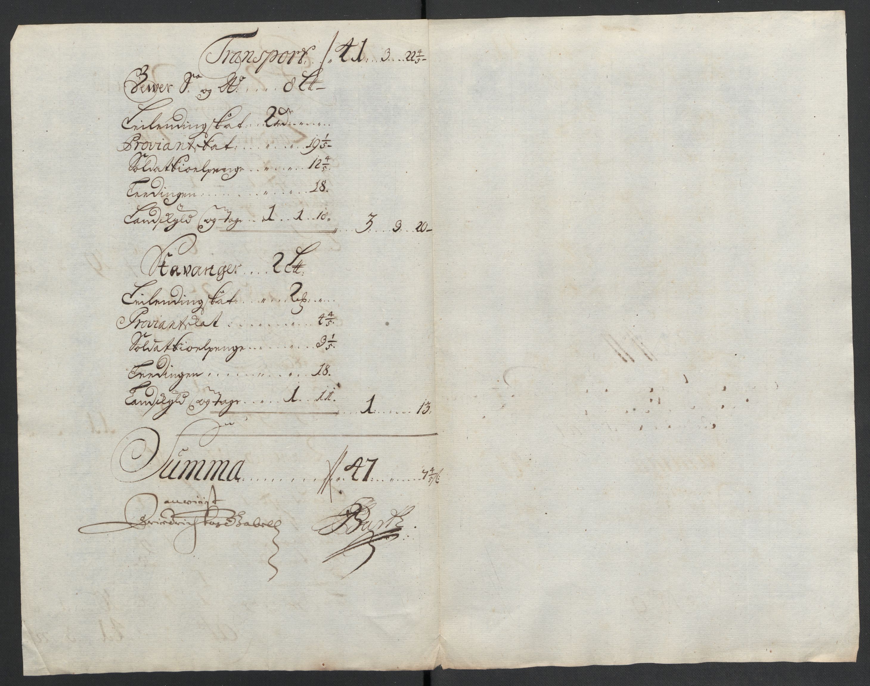 Rentekammeret inntil 1814, Reviderte regnskaper, Fogderegnskap, AV/RA-EA-4092/R24/L1582: Fogderegnskap Numedal og Sandsvær, 1704, p. 196