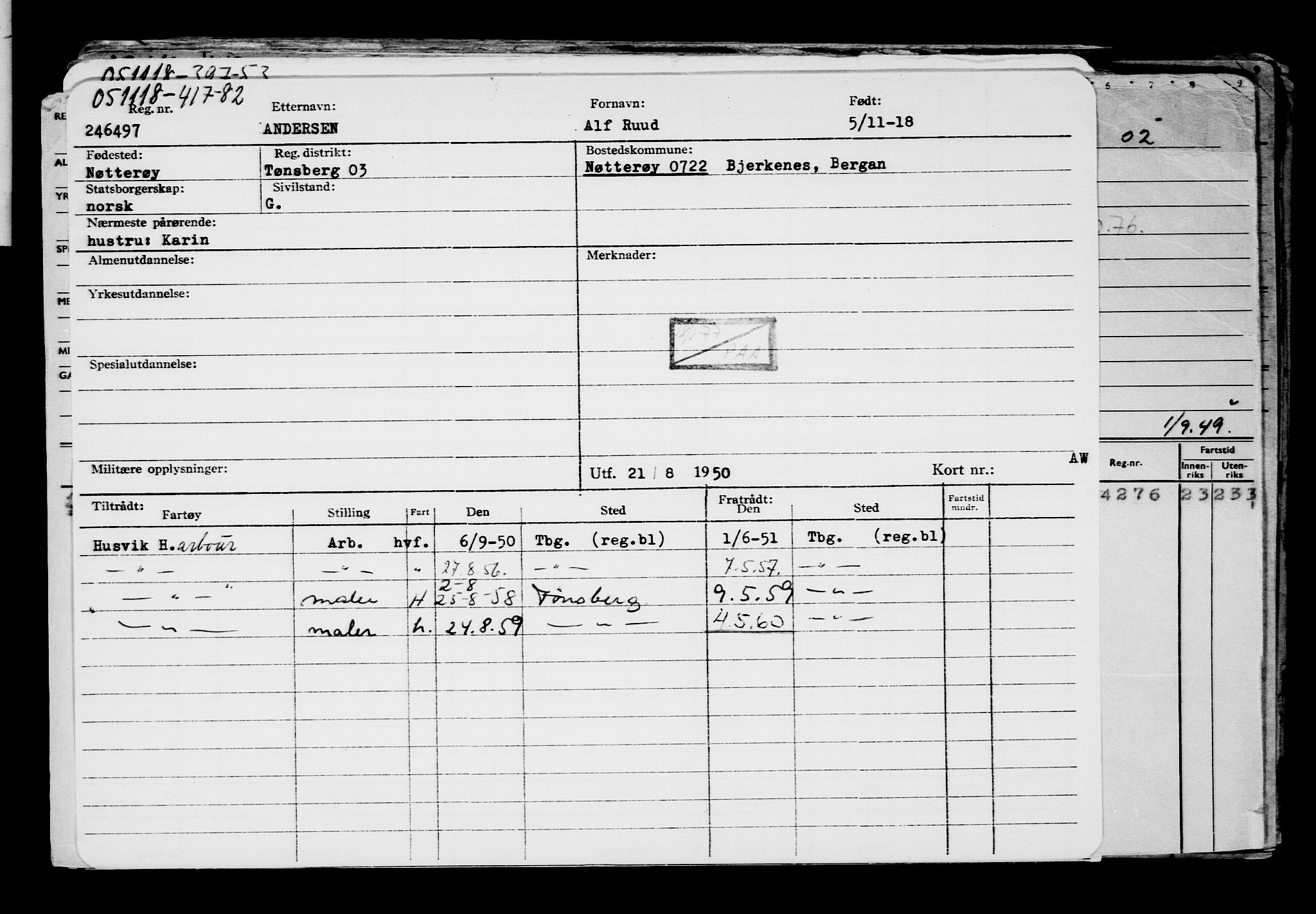 Direktoratet for sjømenn, AV/RA-S-3545/G/Gb/L0163: Hovedkort, 1918, p. 724