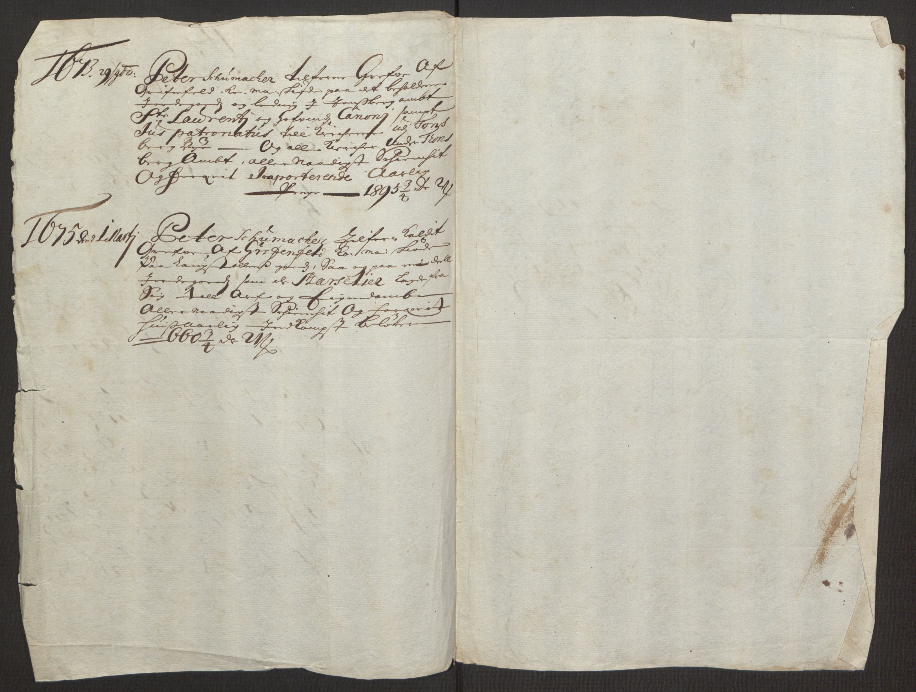 Rentekammeret inntil 1814, Reviderte regnskaper, Fogderegnskap, RA/EA-4092/R32/L1844: Fogderegnskap Jarlsberg grevskap, 1674-1675, p. 380
