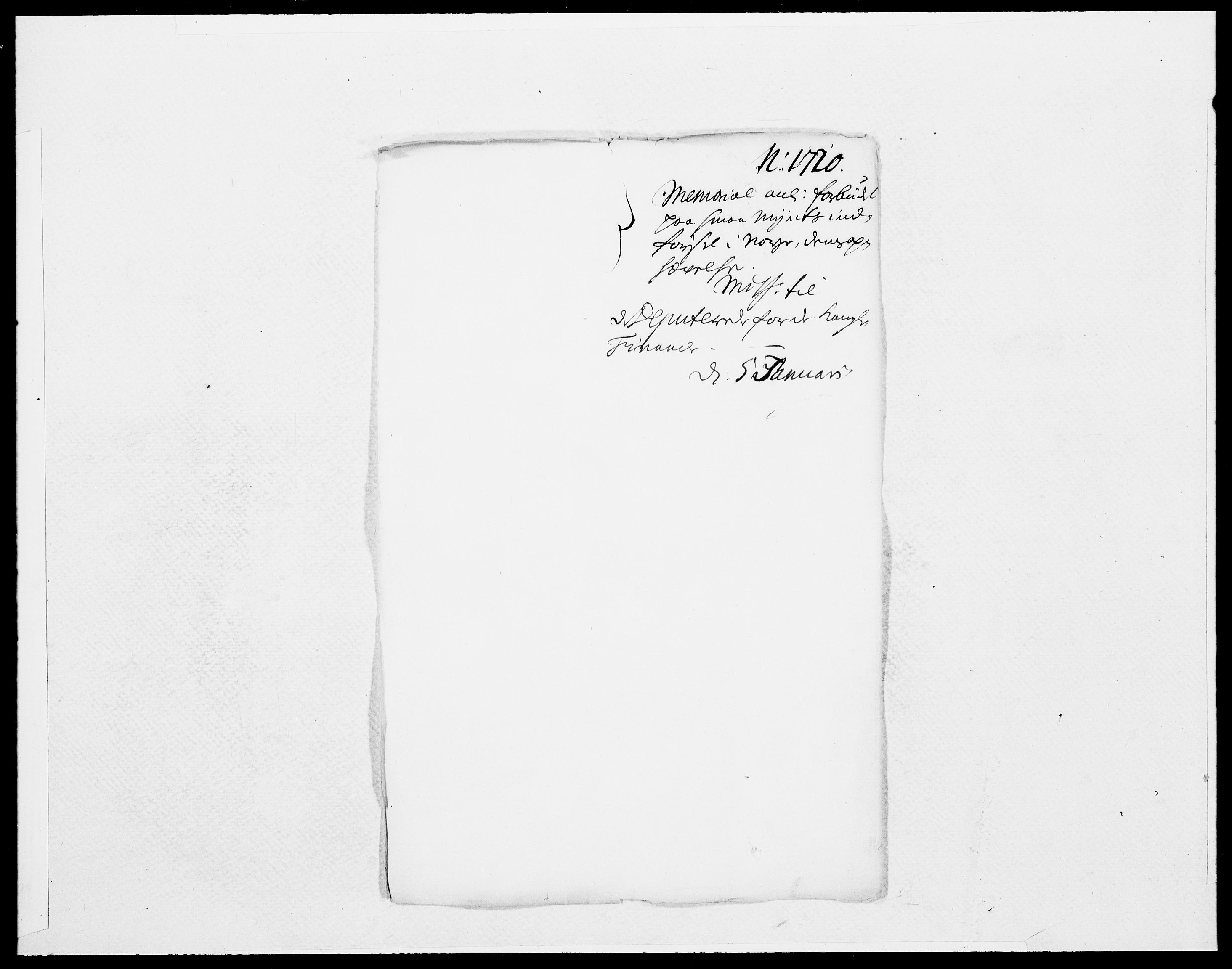 Danske Kanselli 1572-1799, RA/EA-3023/F/Fc/Fcc/Fcca/L0086: Norske innlegg 1572-1799, 1720, p. 2