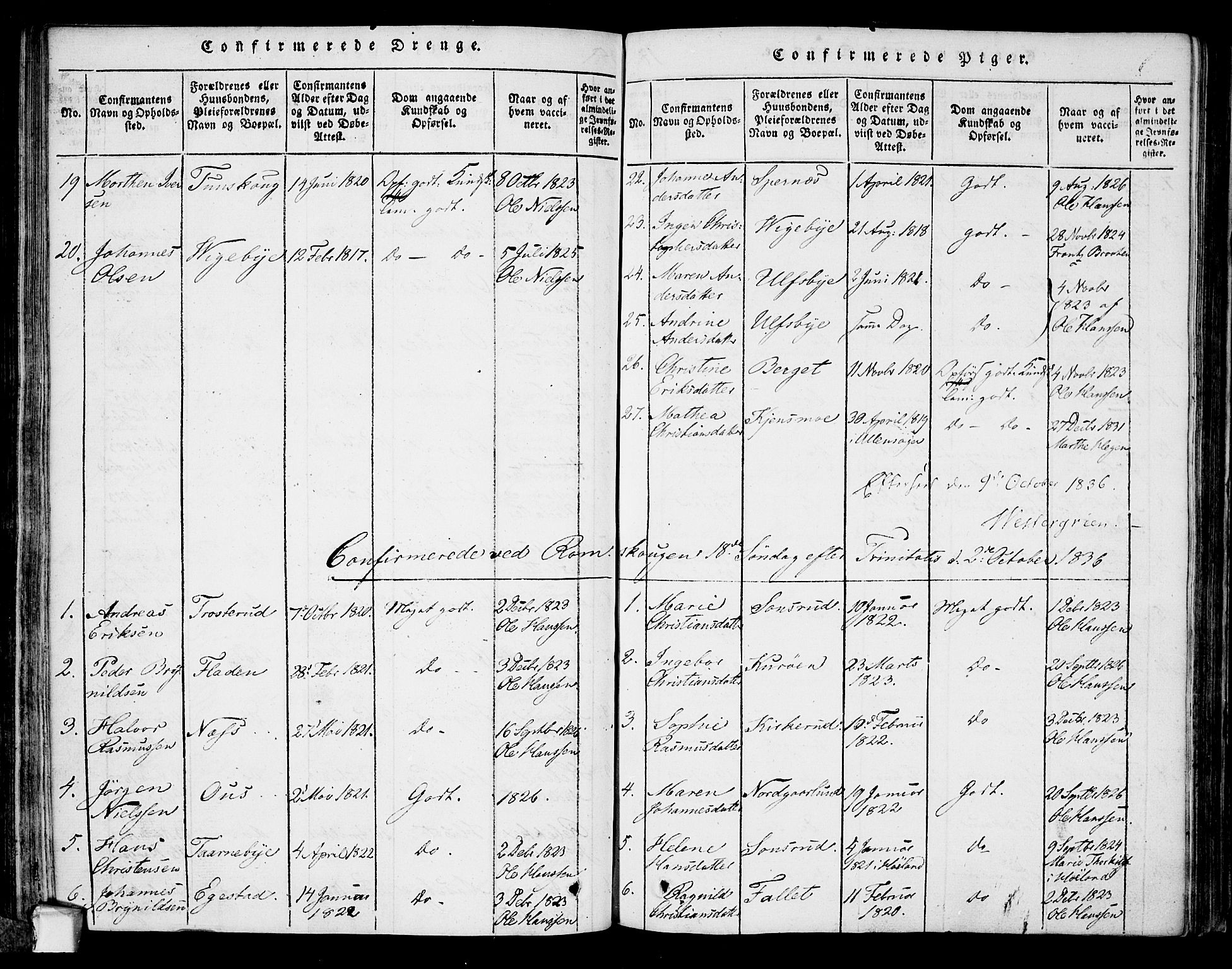 Rødenes prestekontor Kirkebøker, AV/SAO-A-2005/F/Fa/L0004: Parish register (official) no. I 4, 1814-1838, p. 33