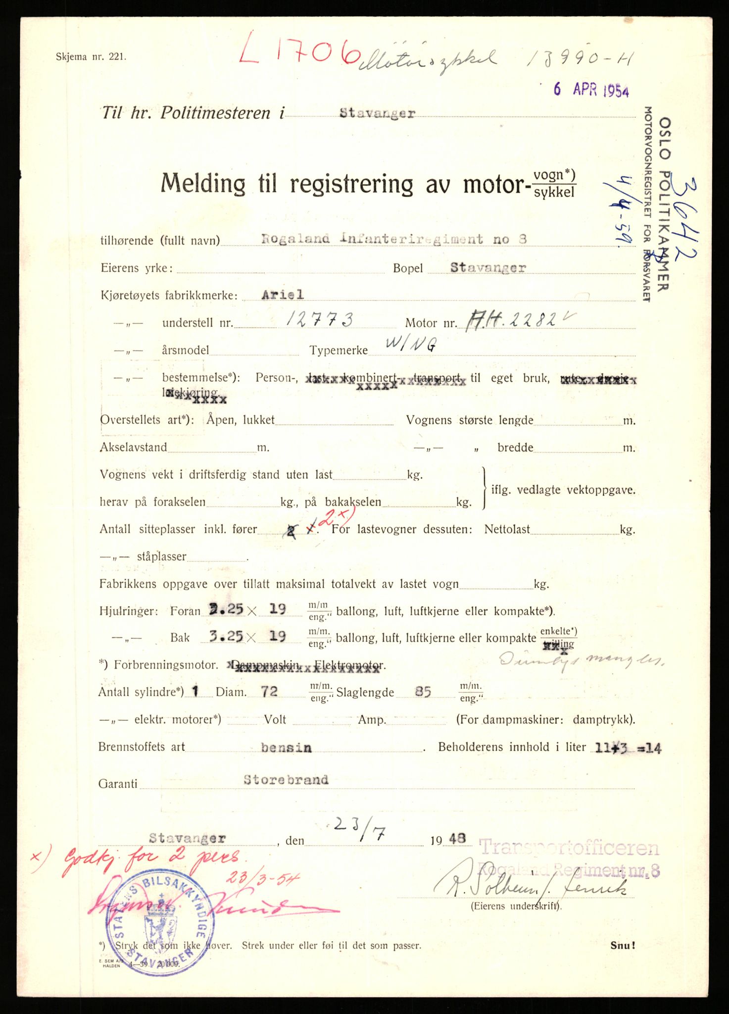 Stavanger trafikkstasjon, AV/SAST-A-101942/0/F/L0006: L-1700 - L-2149, 1930-1971, p. 31