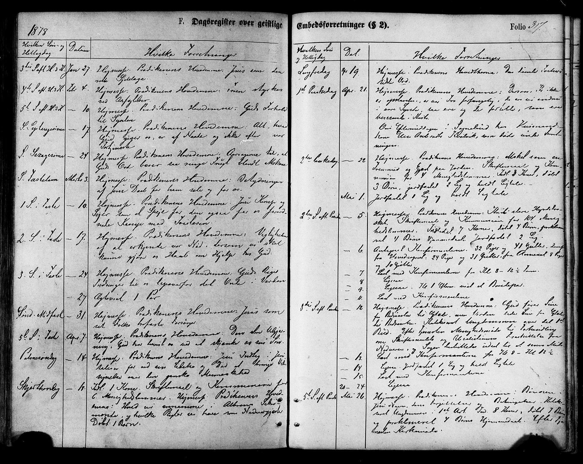 Ministerialprotokoller, klokkerbøker og fødselsregistre - Nordland, SAT/A-1459/855/L0802: Parish register (official) no. 855A10, 1875-1886, p. 317