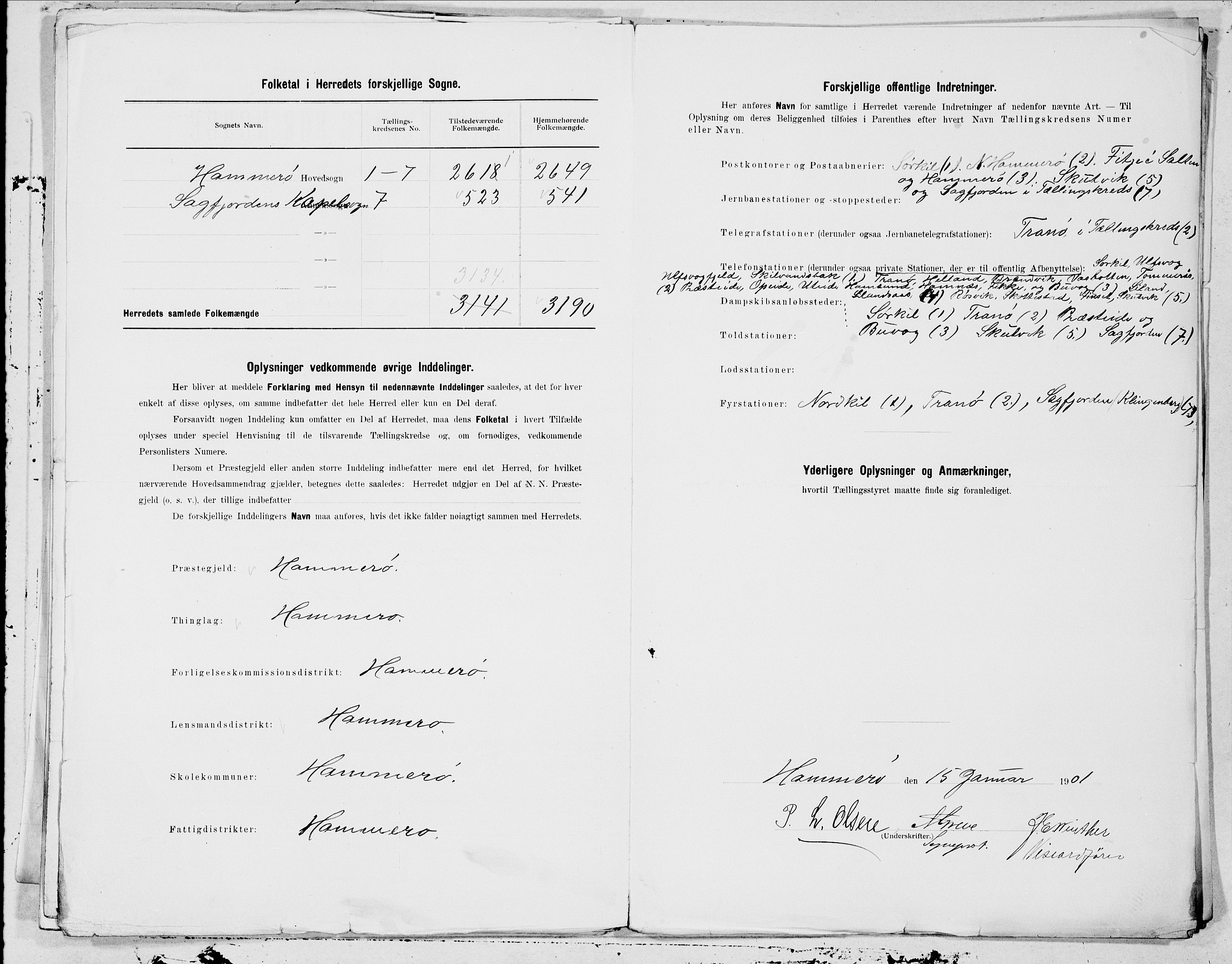 SAT, 1900 census for Hamarøy, 1900, p. 17