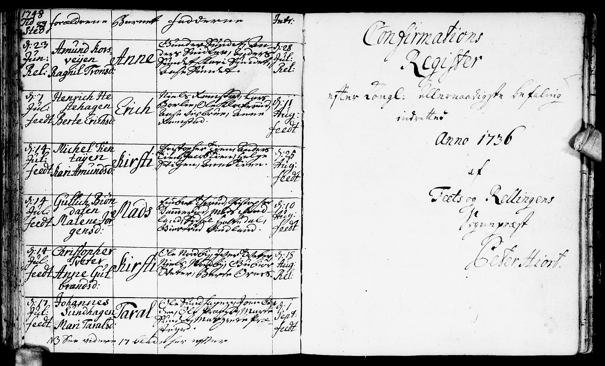 Fet prestekontor Kirkebøker, AV/SAO-A-10370a/F/Fa/L0003: Parish register (official) no. I 3, 1736-1753, p. 60