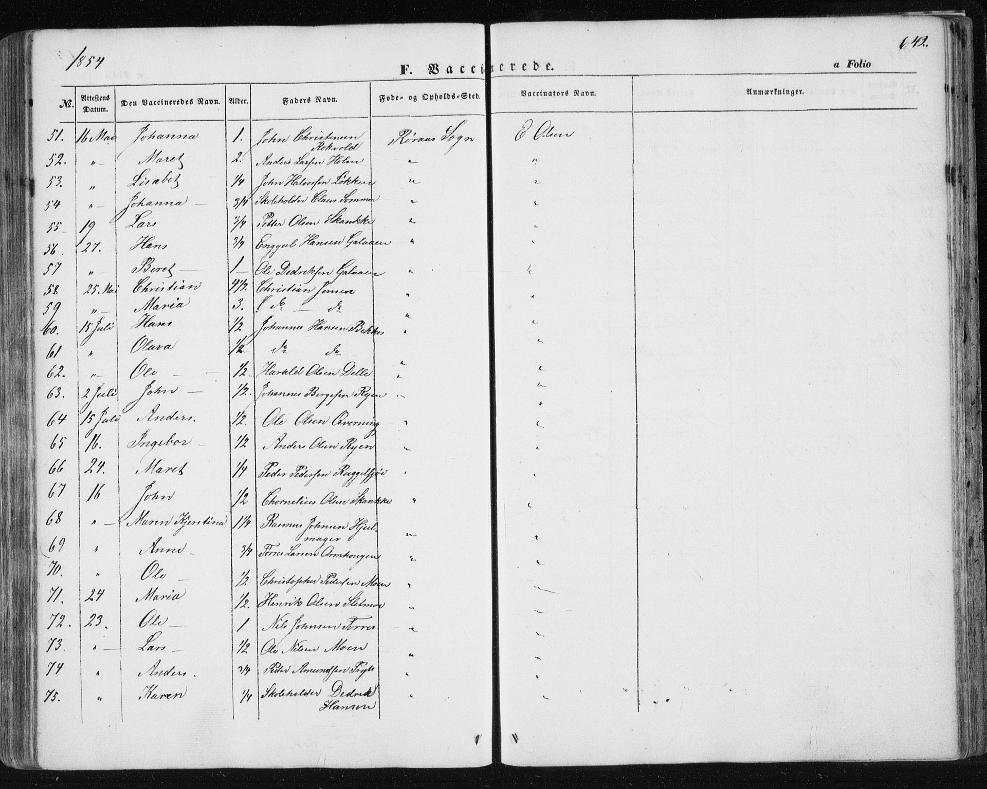 Ministerialprotokoller, klokkerbøker og fødselsregistre - Sør-Trøndelag, AV/SAT-A-1456/681/L0931: Parish register (official) no. 681A09, 1845-1859, p. 642