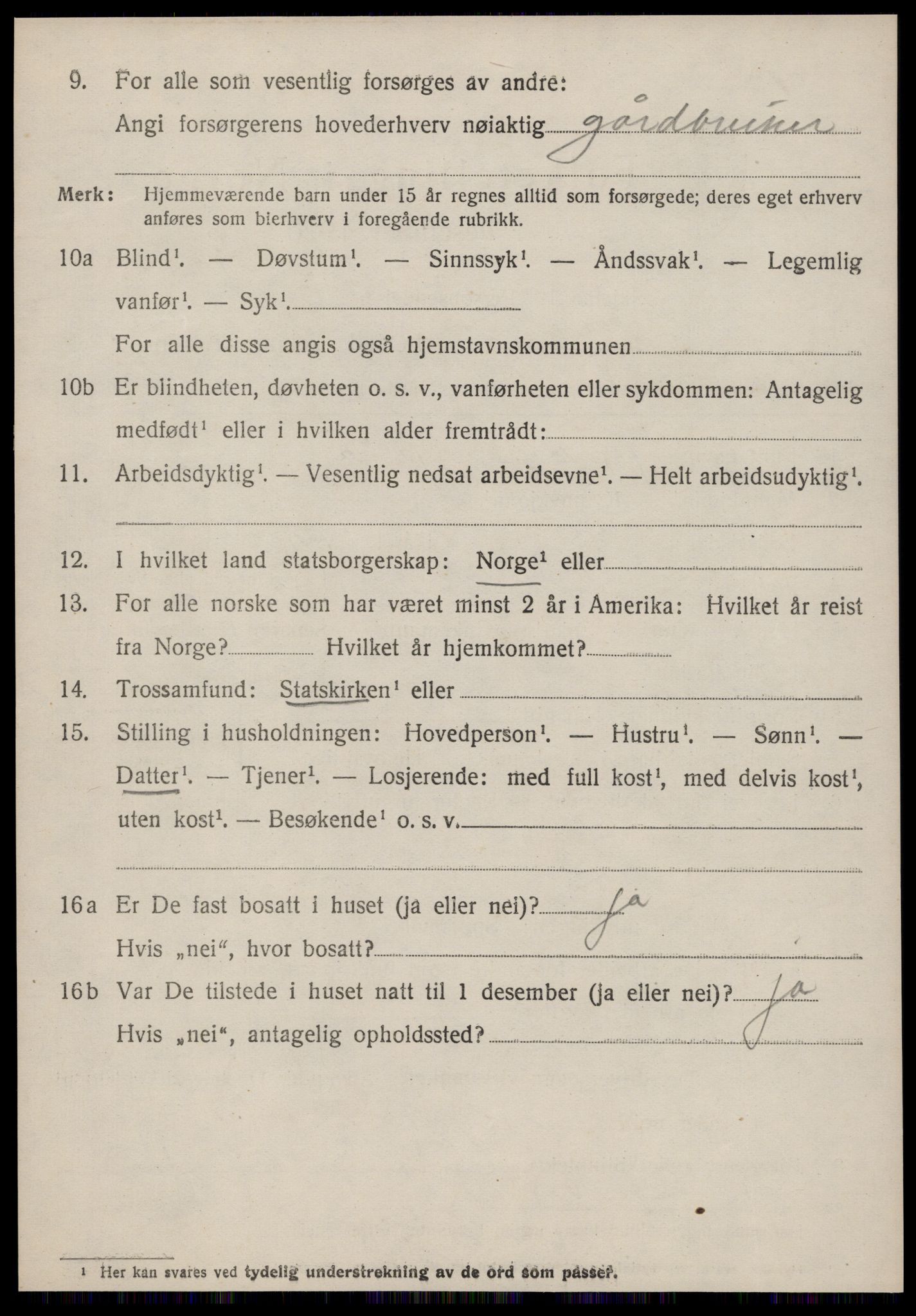 SAT, 1920 census for Ørsta, 1920, p. 1721