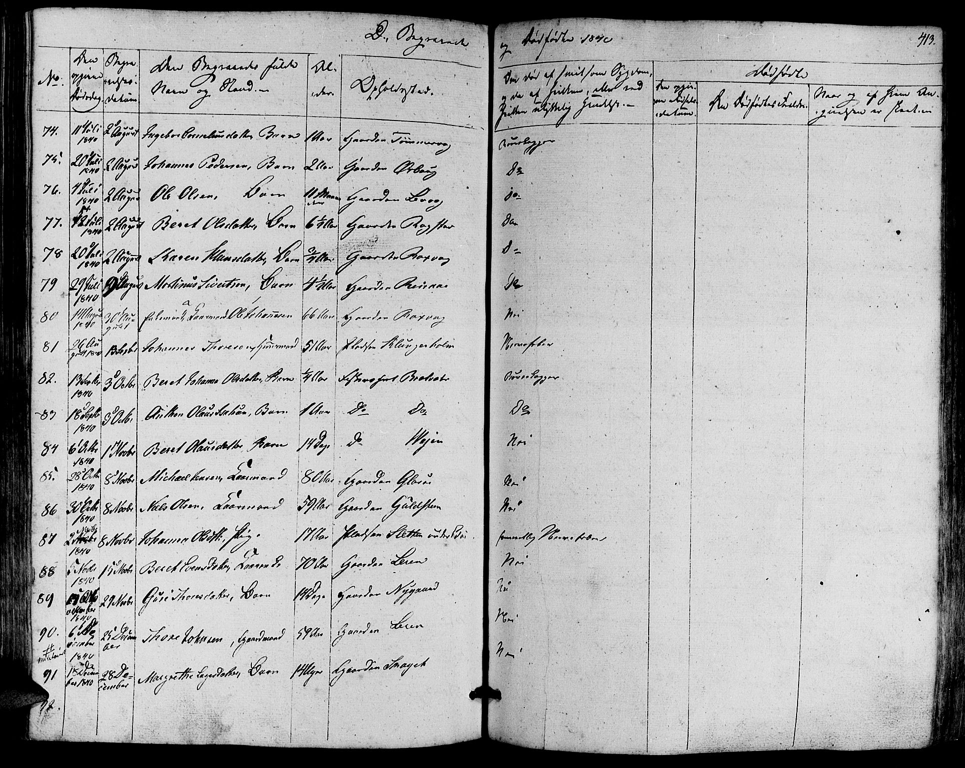 Ministerialprotokoller, klokkerbøker og fødselsregistre - Møre og Romsdal, AV/SAT-A-1454/581/L0936: Parish register (official) no. 581A04, 1836-1852, p. 413