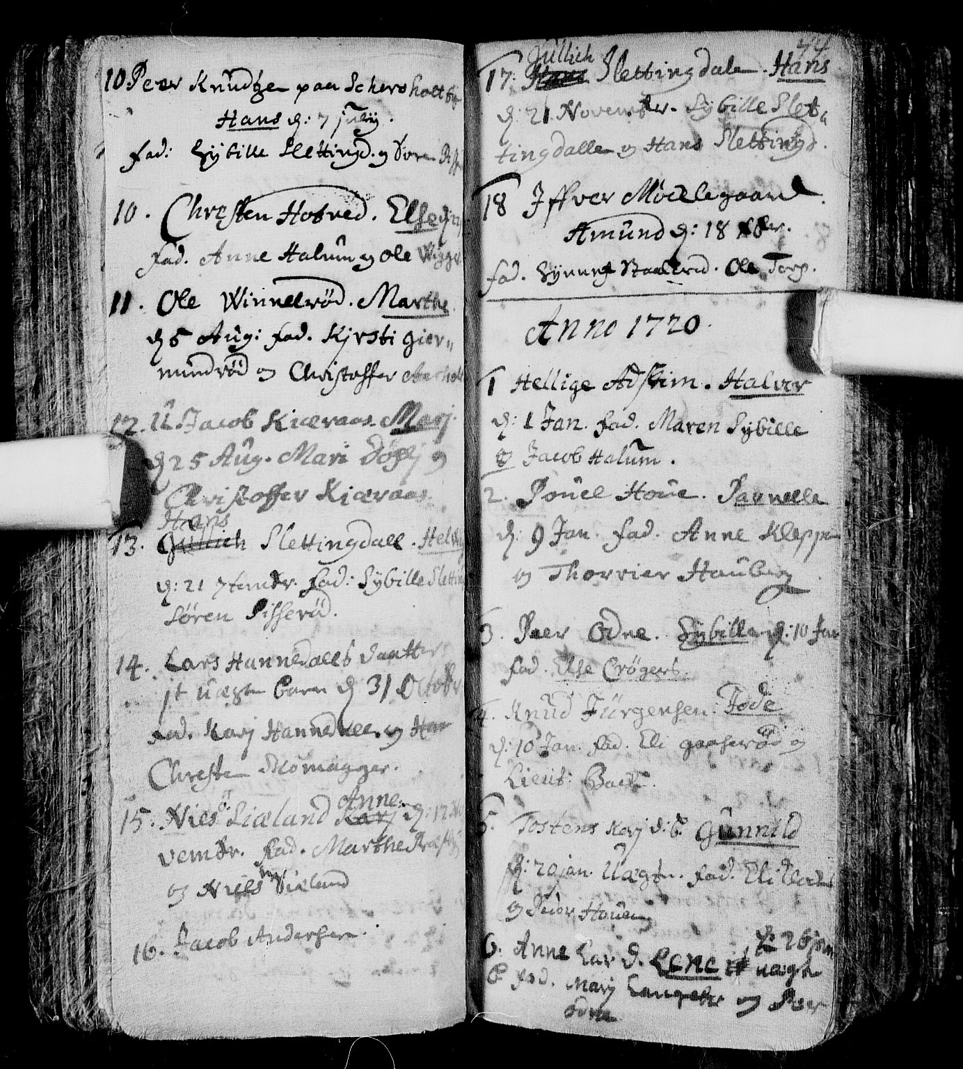 Andebu kirkebøker, AV/SAKO-A-336/F/Fa/L0001: Parish register (official) no. 1 /1, 1623-1738, p. 44