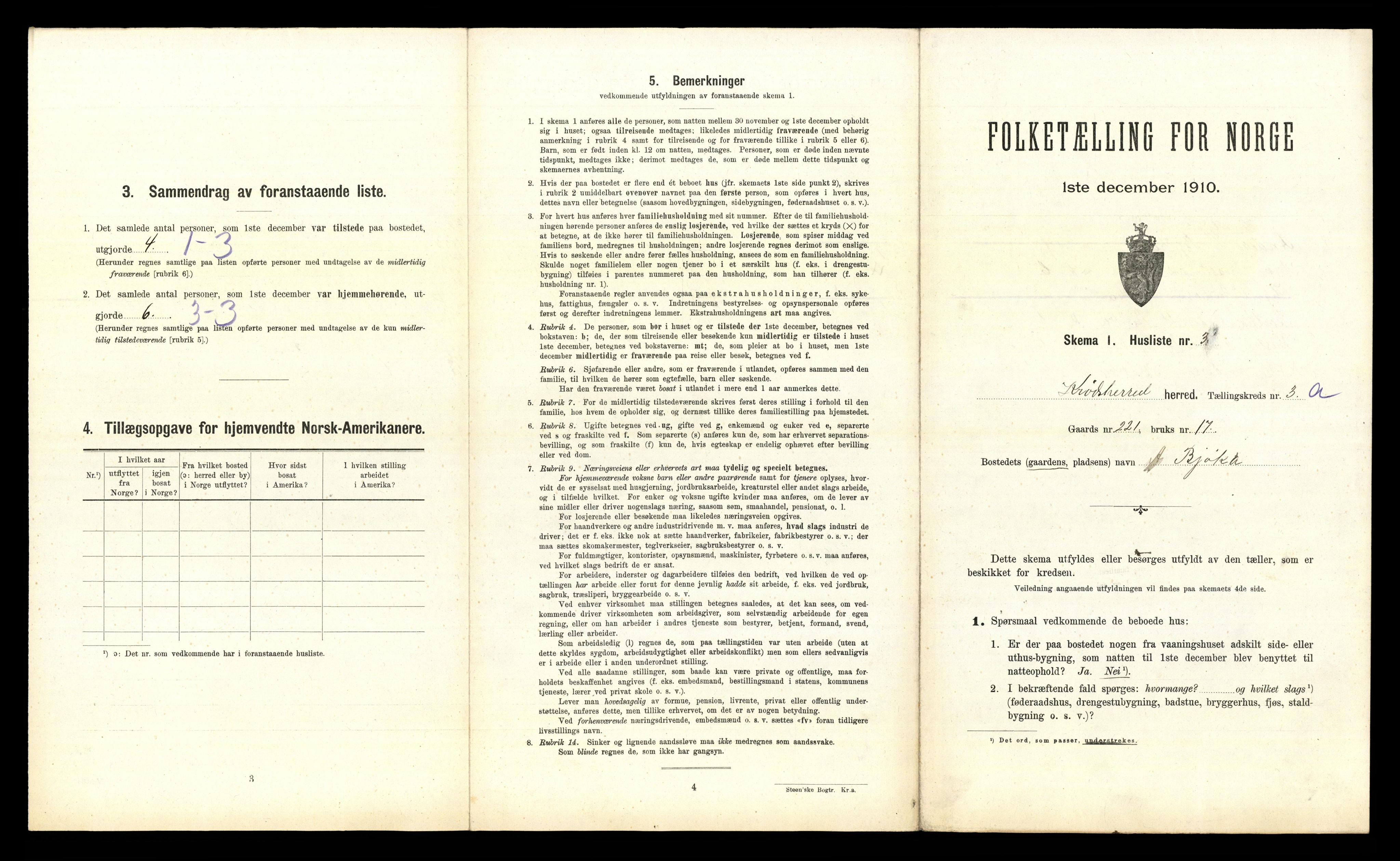 RA, 1910 census for Krødsherad, 1910, p. 479