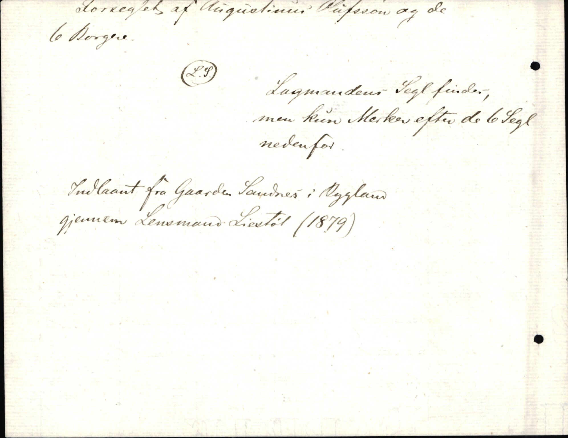 Riksarkivets diplomsamling, AV/RA-EA-5965/F35/F35d/L0004: Innlånte diplomer, seddelregister, 1643-1660, p. 434