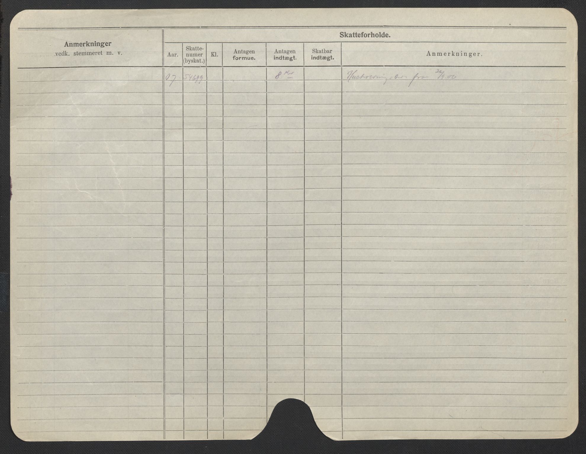 Oslo folkeregister, Registerkort, AV/SAO-A-11715/F/Fa/Fac/L0022: Kvinner, 1906-1914, p. 177b