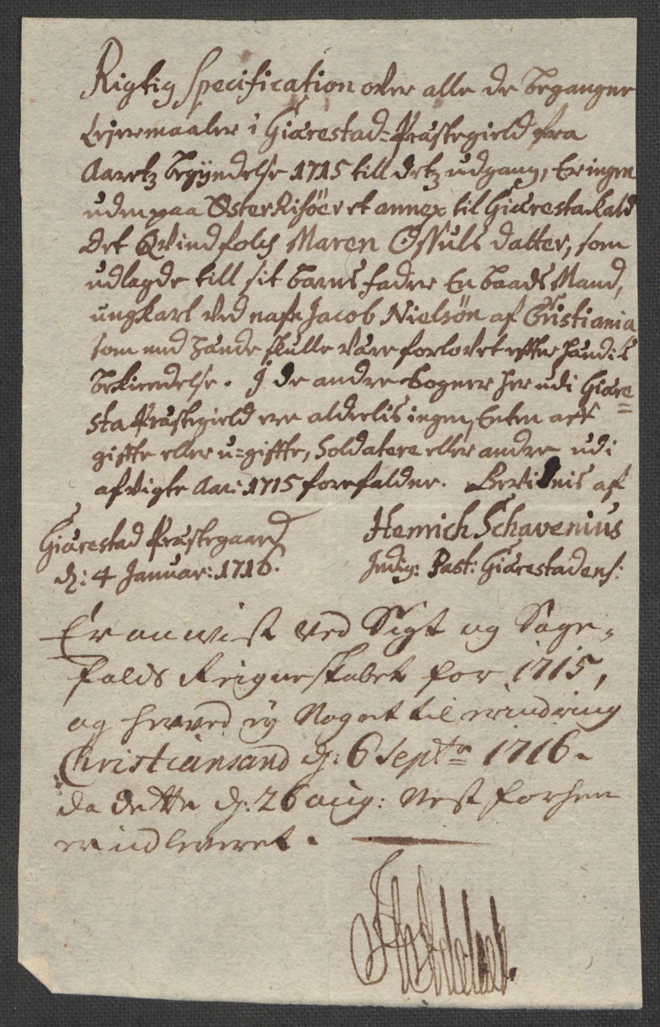 Rentekammeret inntil 1814, Reviderte regnskaper, Fogderegnskap, AV/RA-EA-4092/R39/L2323: Fogderegnskap Nedenes, 1715, p. 150