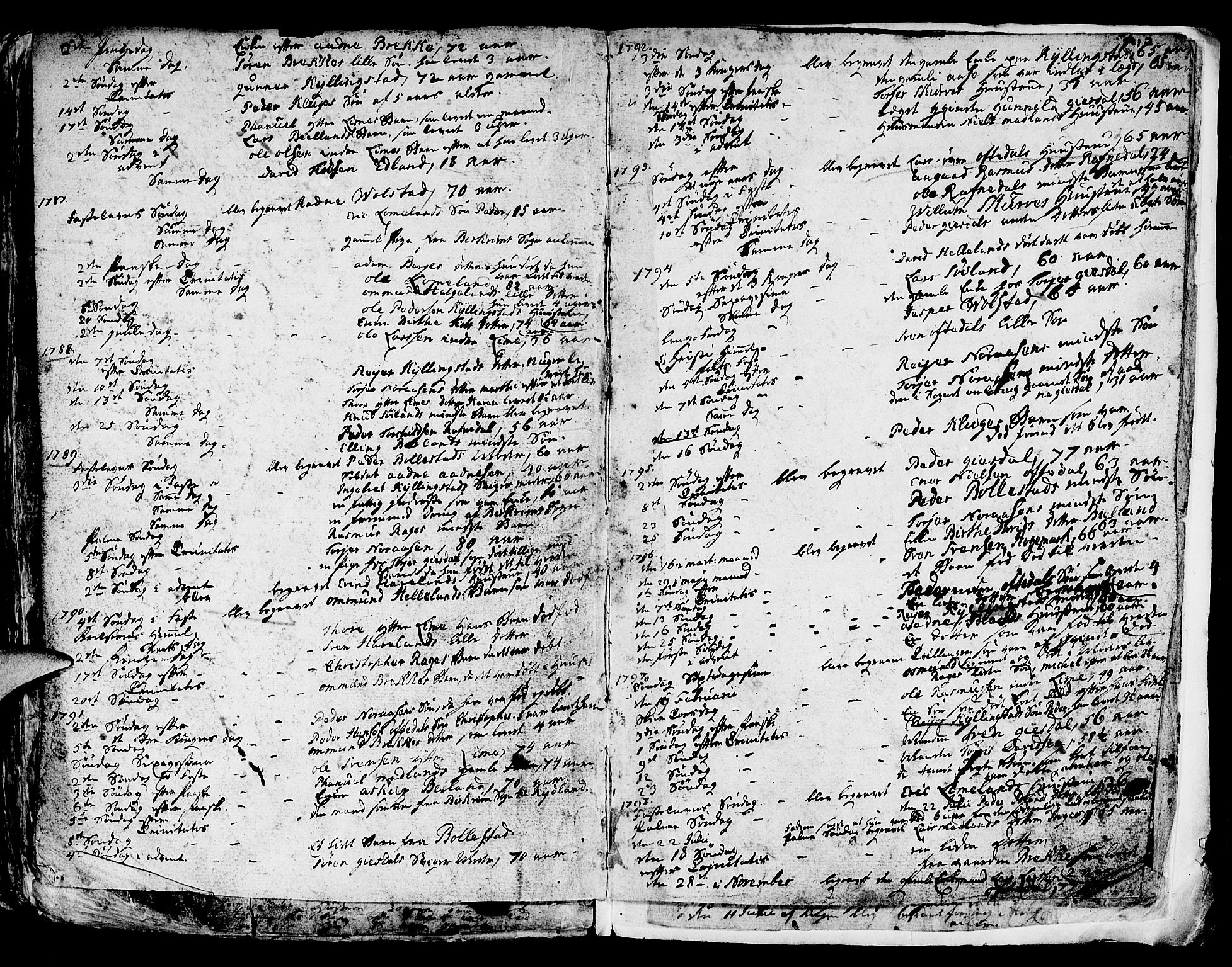 Lye sokneprestkontor, AV/SAST-A-101794/001/30BA/L0001: Parish register (official) no. A 1 /2, 1725-1800