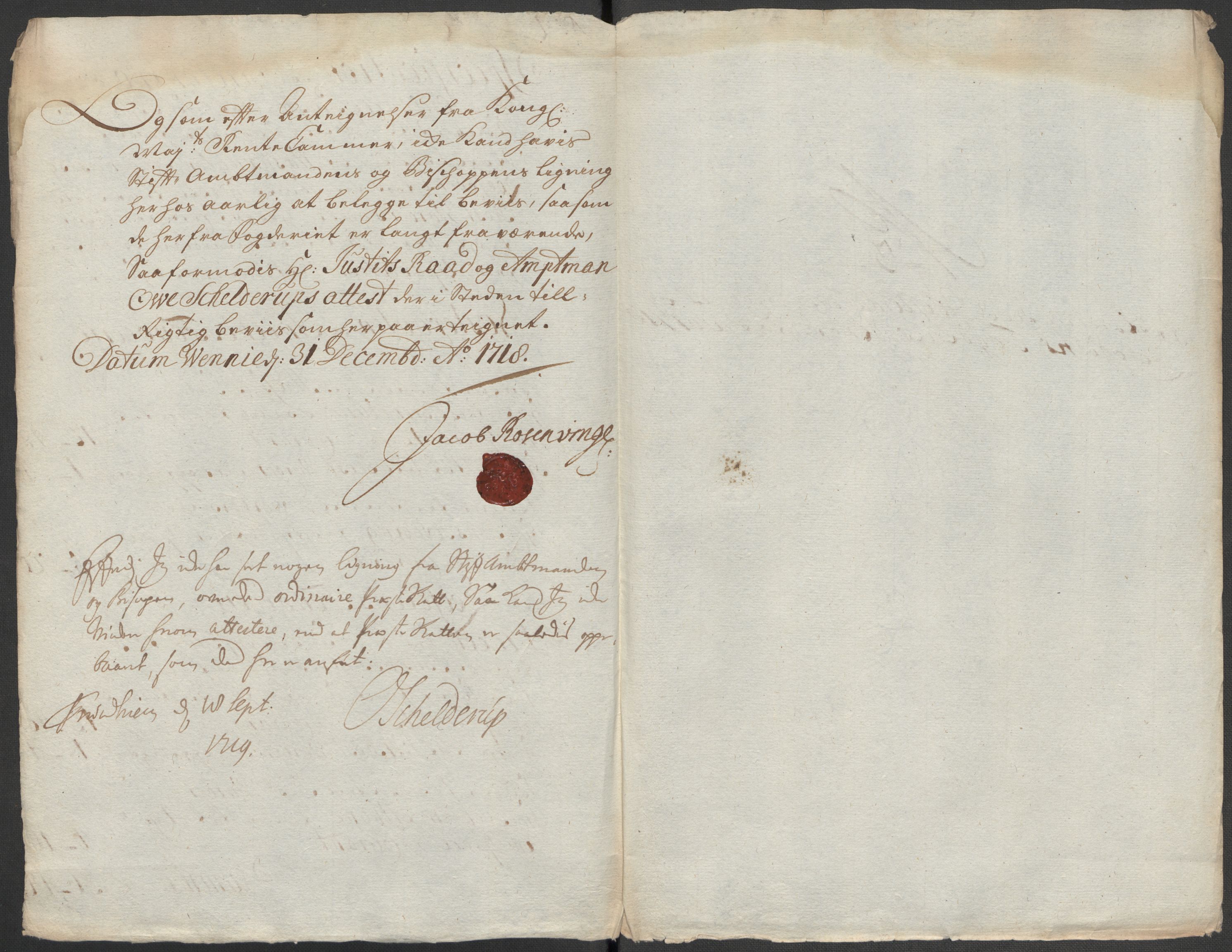 Rentekammeret inntil 1814, Reviderte regnskaper, Fogderegnskap, AV/RA-EA-4092/R67/L4684: Fogderegnskap Vesterålen, Andenes og Lofoten, 1718, p. 119