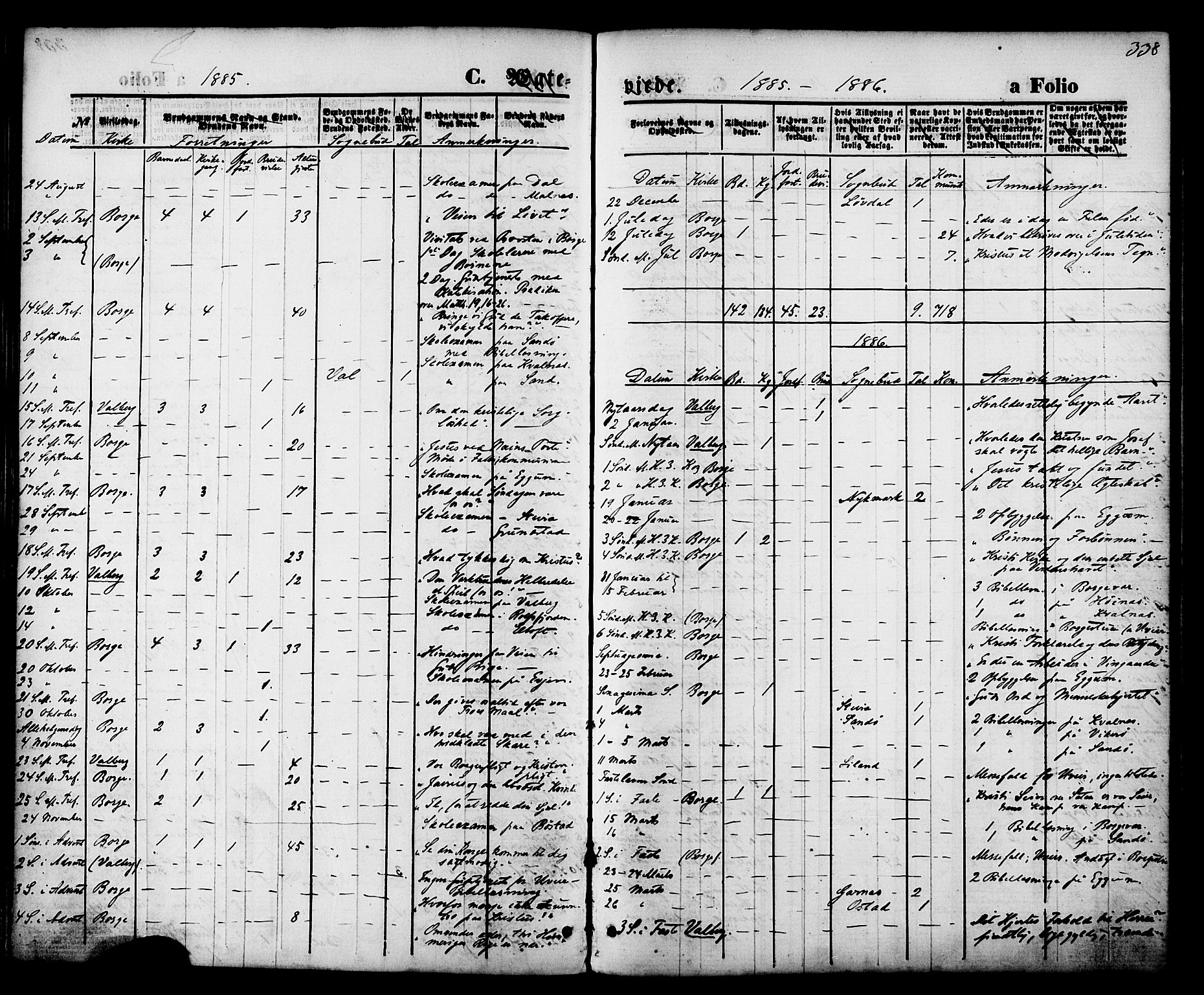 Ministerialprotokoller, klokkerbøker og fødselsregistre - Nordland, AV/SAT-A-1459/880/L1132: Parish register (official) no. 880A06, 1869-1887, p. 338