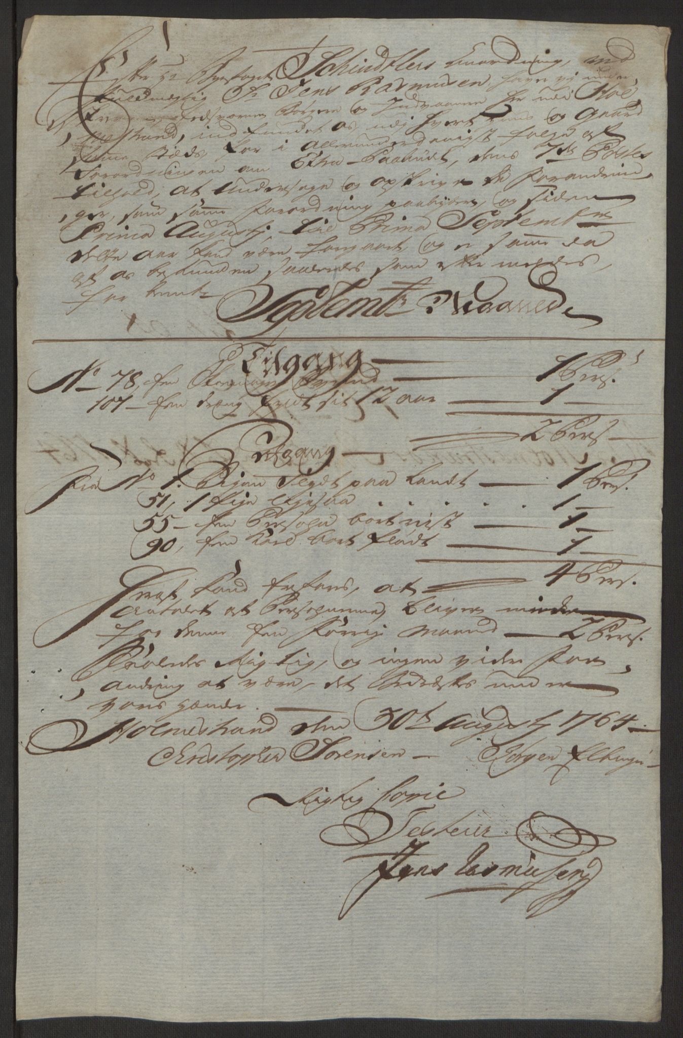 Rentekammeret inntil 1814, Reviderte regnskaper, Byregnskaper, AV/RA-EA-4066/R/Rh/L0163/0001: [H4] Kontribusjonsregnskap / Ekstraskatt, Holmestrand, 1762-1772, p. 165