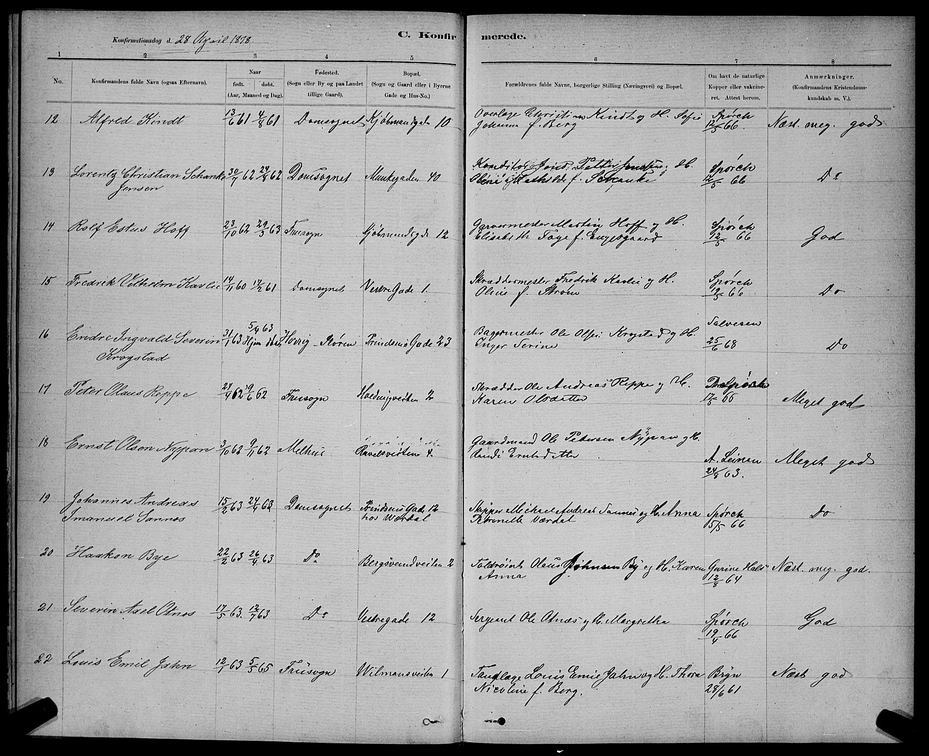 Ministerialprotokoller, klokkerbøker og fødselsregistre - Sør-Trøndelag, AV/SAT-A-1456/601/L0091: Parish register (copy) no. 601C09, 1878-1883