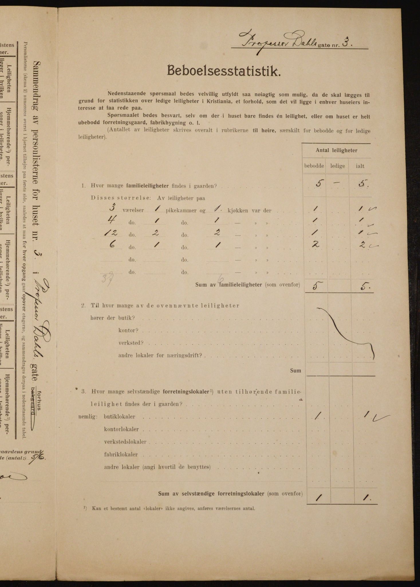 OBA, Municipal Census 1910 for Kristiania, 1910, p. 77861