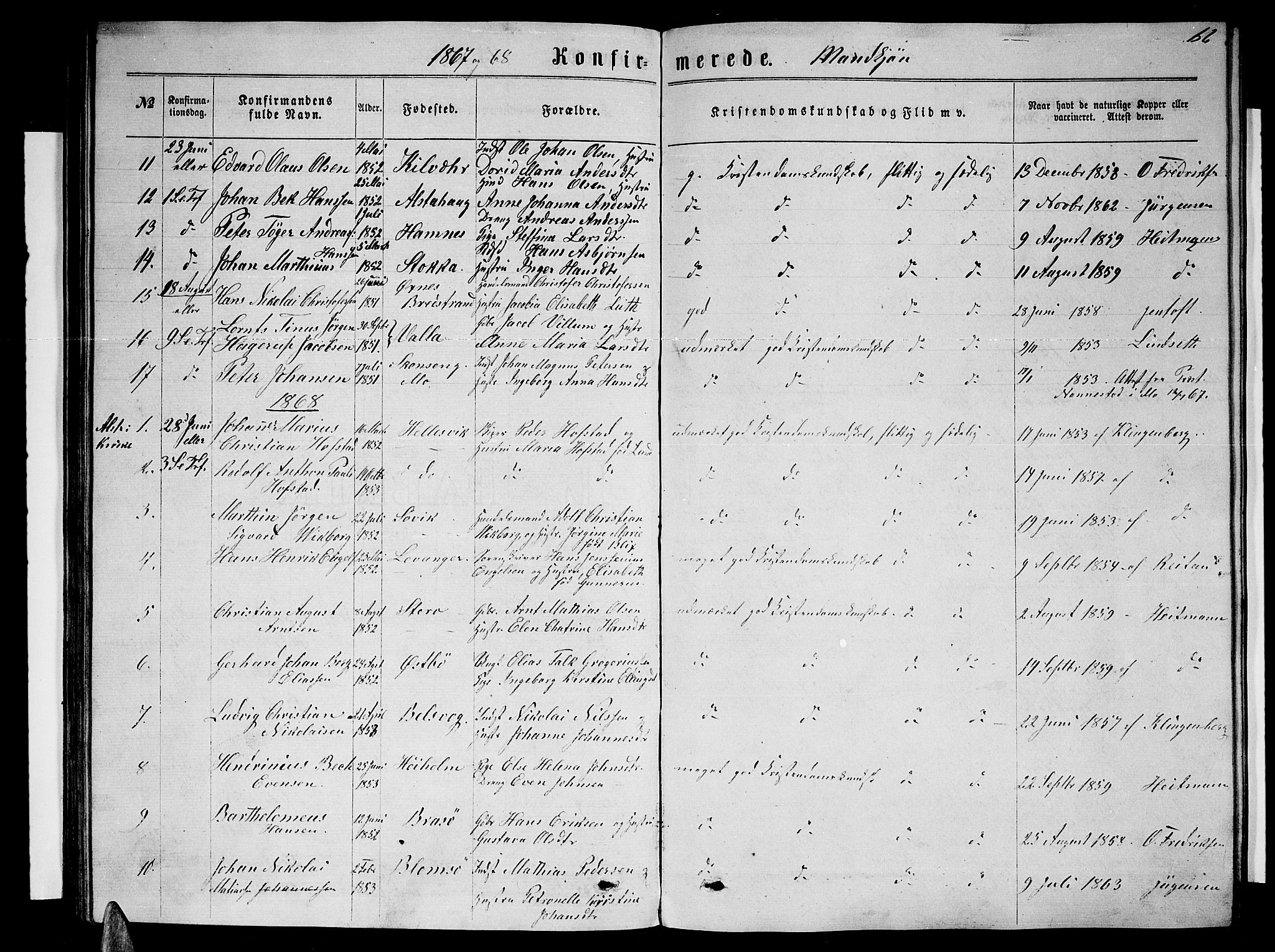 Ministerialprotokoller, klokkerbøker og fødselsregistre - Nordland, SAT/A-1459/830/L0461: Parish register (copy) no. 830C03, 1866-1881, p. 66