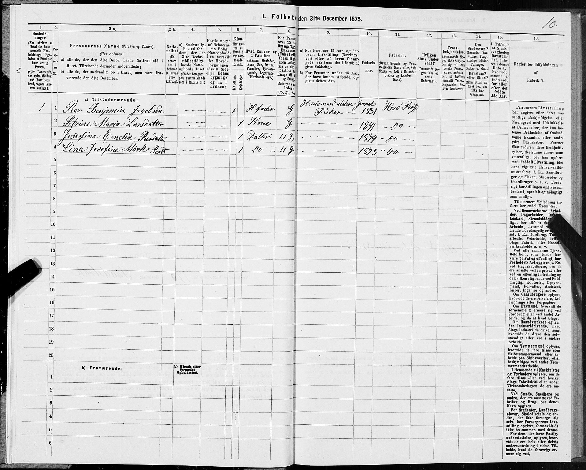 SAT, 1875 census for 1818P Herøy, 1875, p. 4010