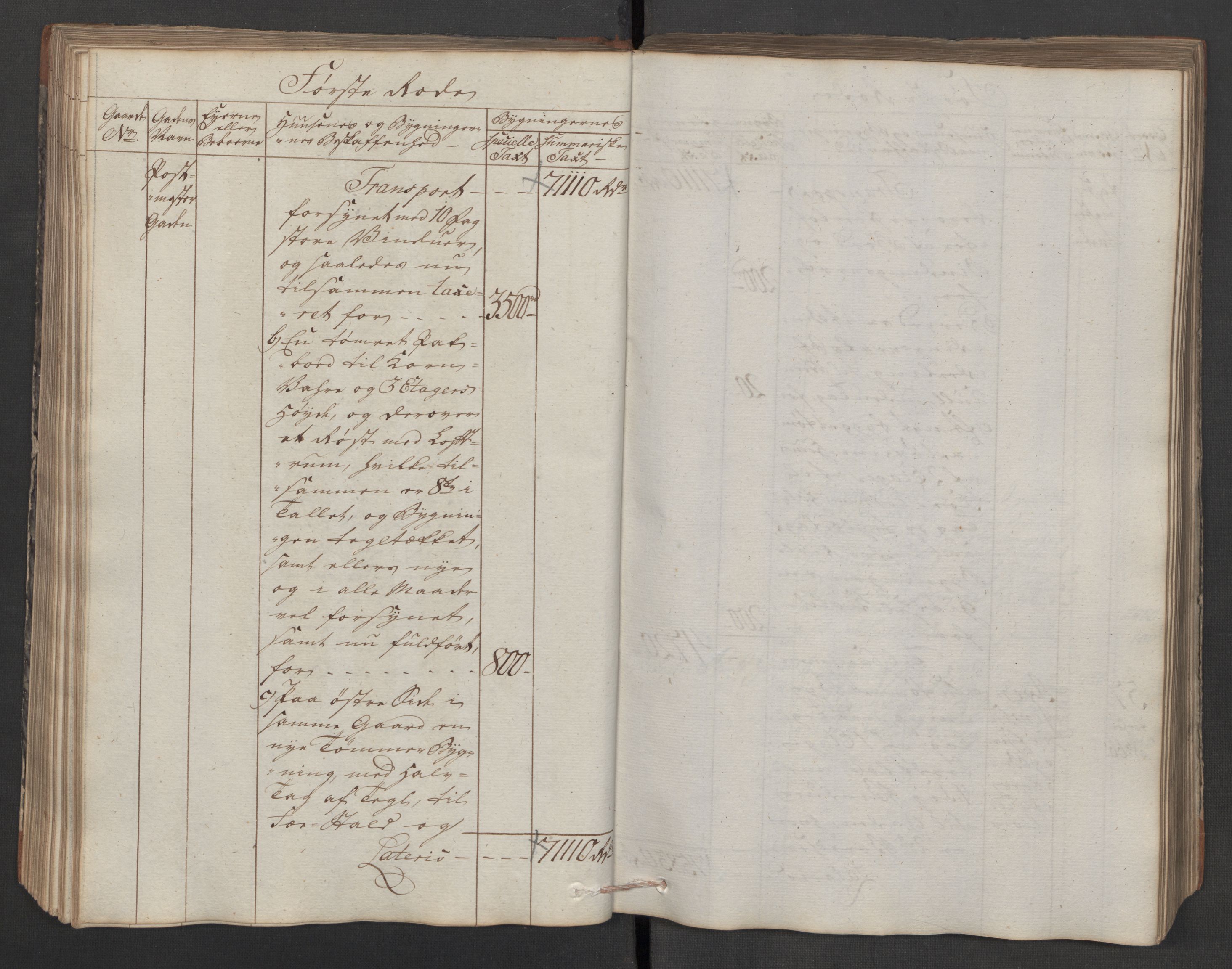 Kommersekollegiet, Brannforsikringskontoret 1767-1814, AV/RA-EA-5458/F/Fa/L0040/0005: Moss / Branntakstprotokoll, 1797, p. 114