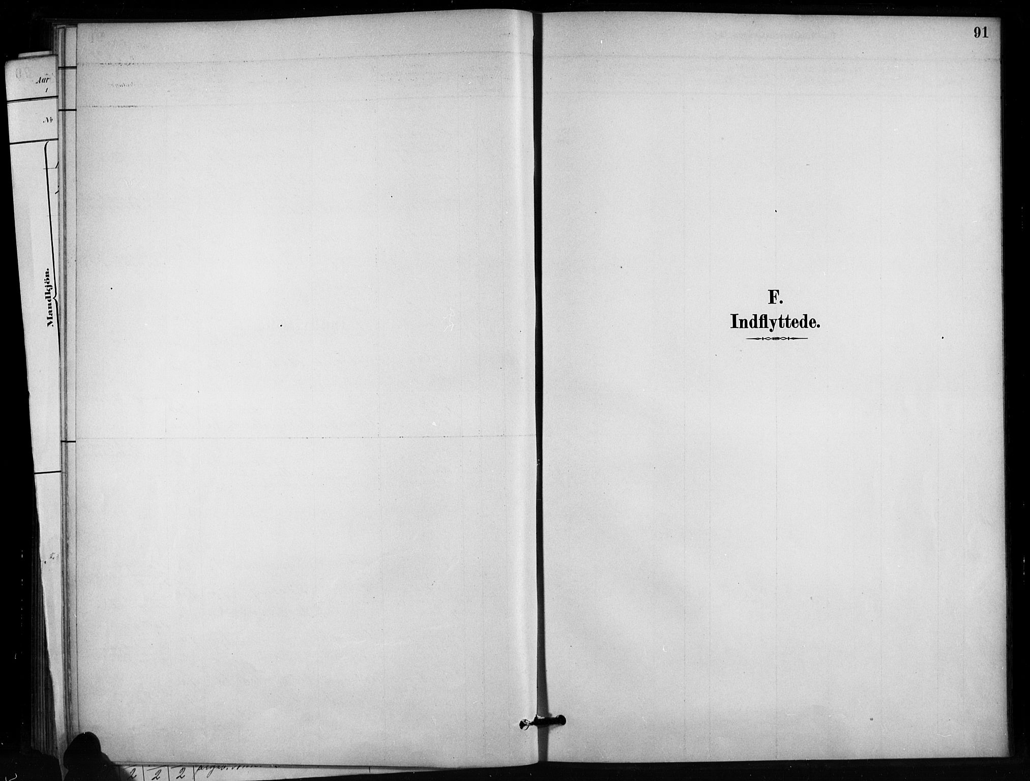 Enebakk prestekontor Kirkebøker, AV/SAO-A-10171c/F/Fb/L0001: Parish register (official) no. II 1, 1877-1902, p. 91