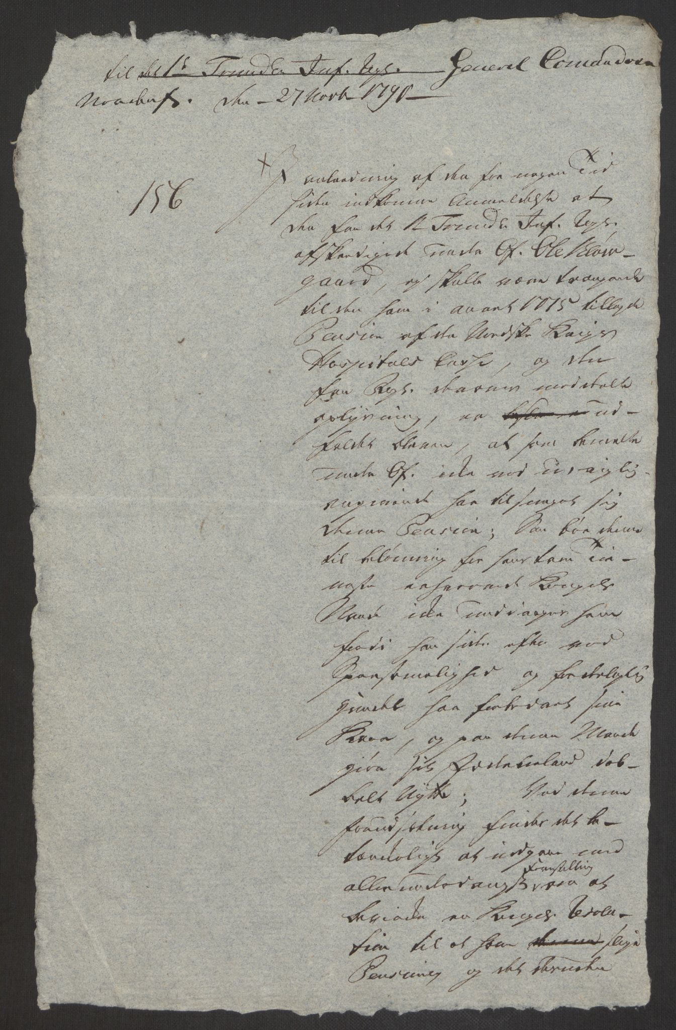 Forsvaret, Den norske kvesthuskasse/krigshospitalkasse, AV/RA-RAFA-1887/F/Fa/L0008: Konsepter, 1790-1793, p. 304