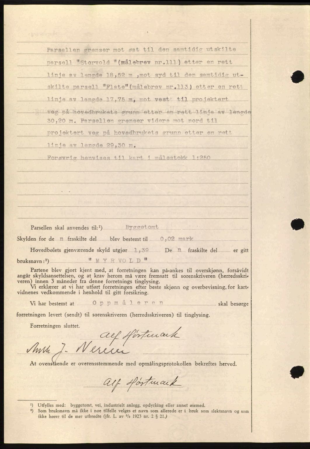 Romsdal sorenskriveri, AV/SAT-A-4149/1/2/2C: Mortgage book no. A11, 1941-1942, Diary no: : 316/1942