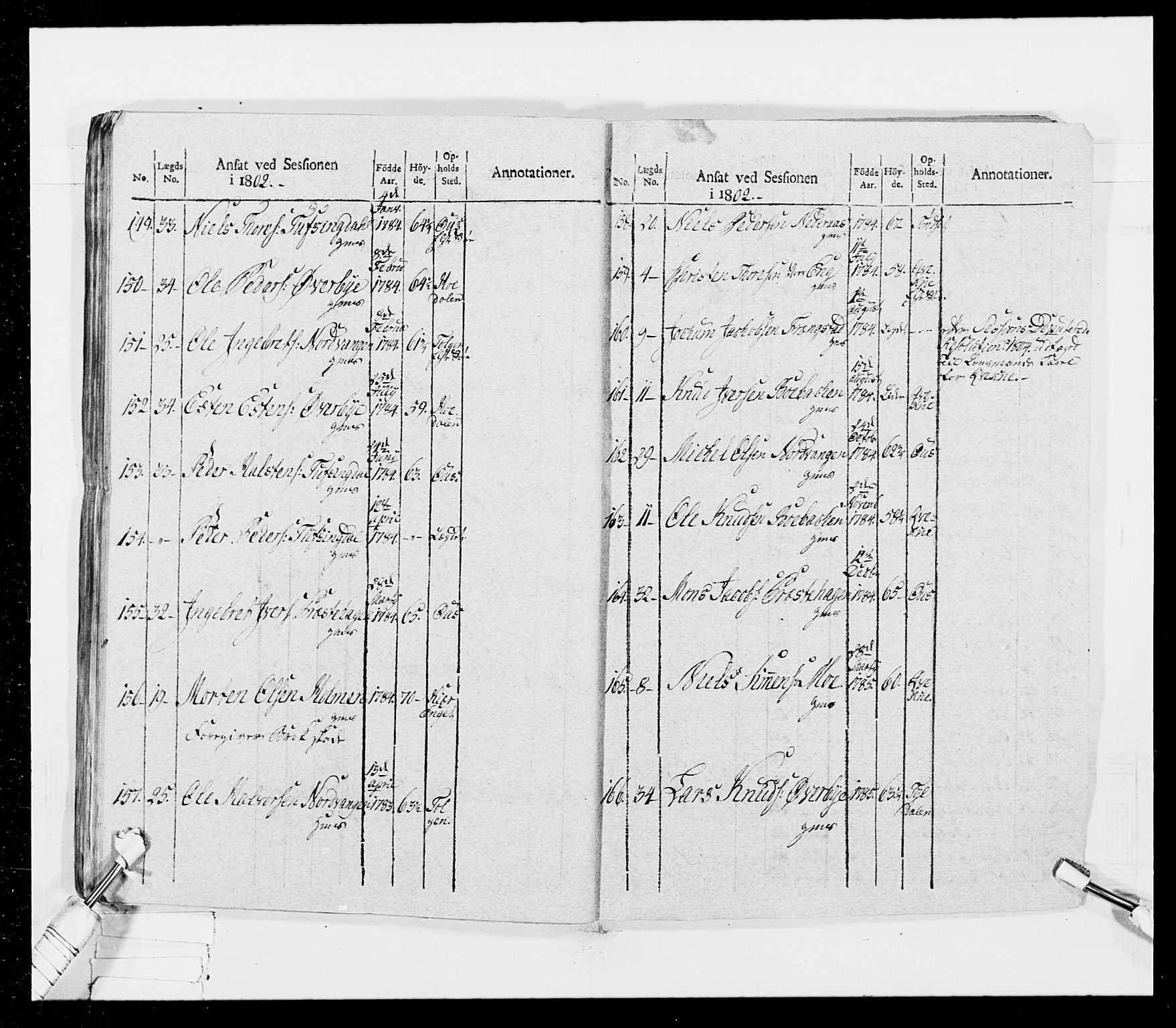 Generalitets- og kommissariatskollegiet, Det kongelige norske kommissariatskollegium, AV/RA-EA-5420/E/Eh/L0026: Skiløperkompaniene, 1805-1810, p. 58