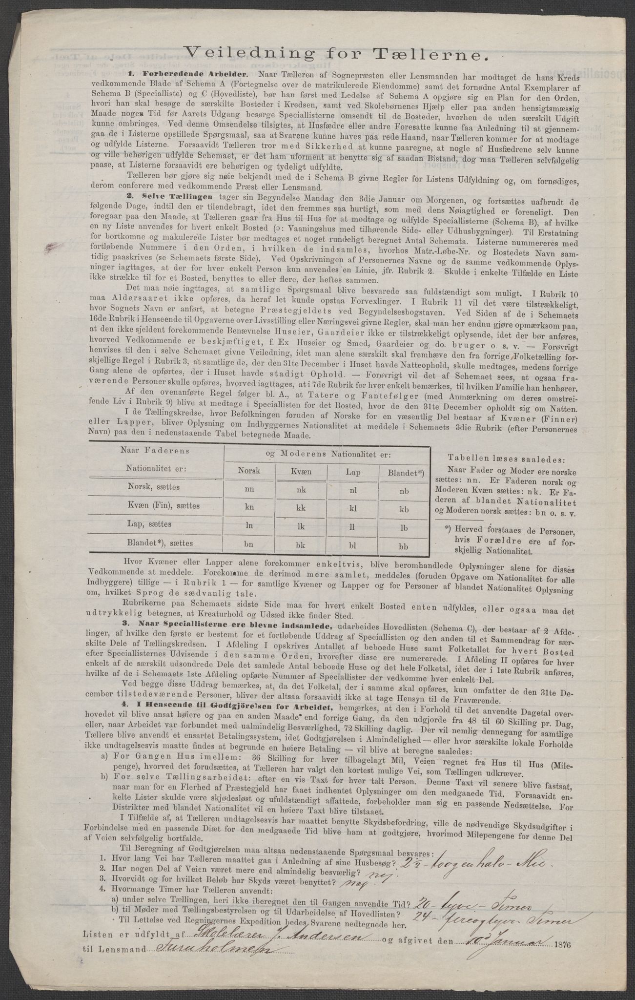 RA, 1875 census for 0114P Varteig, 1875, p. 12