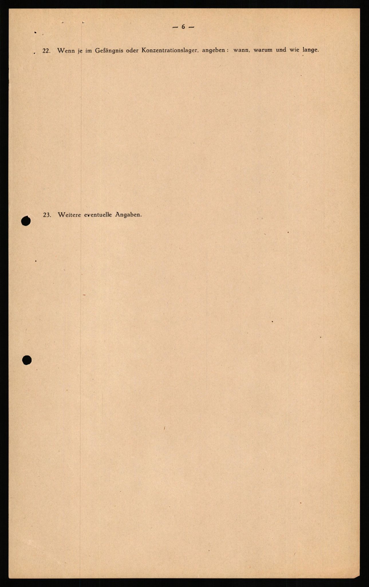 Forsvaret, Forsvarets overkommando II, AV/RA-RAFA-3915/D/Db/L0018: CI Questionaires. Tyske okkupasjonsstyrker i Norge. Tyskere., 1945-1946, p. 124