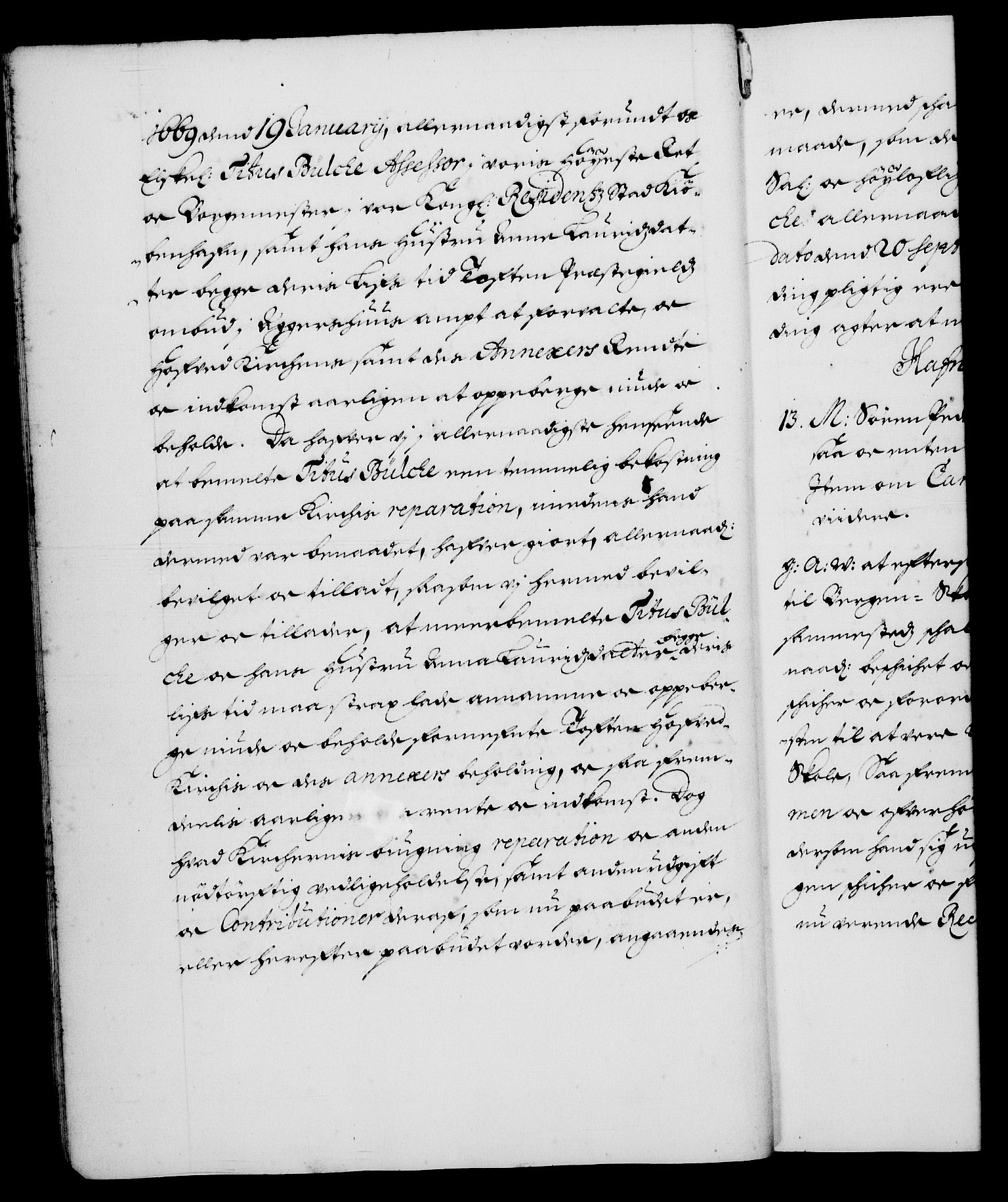 Danske Kanselli 1572-1799, AV/RA-EA-3023/F/Fc/Fca/Fcaa/L0013: Norske registre (mikrofilm), 1681-1684, p. 12b