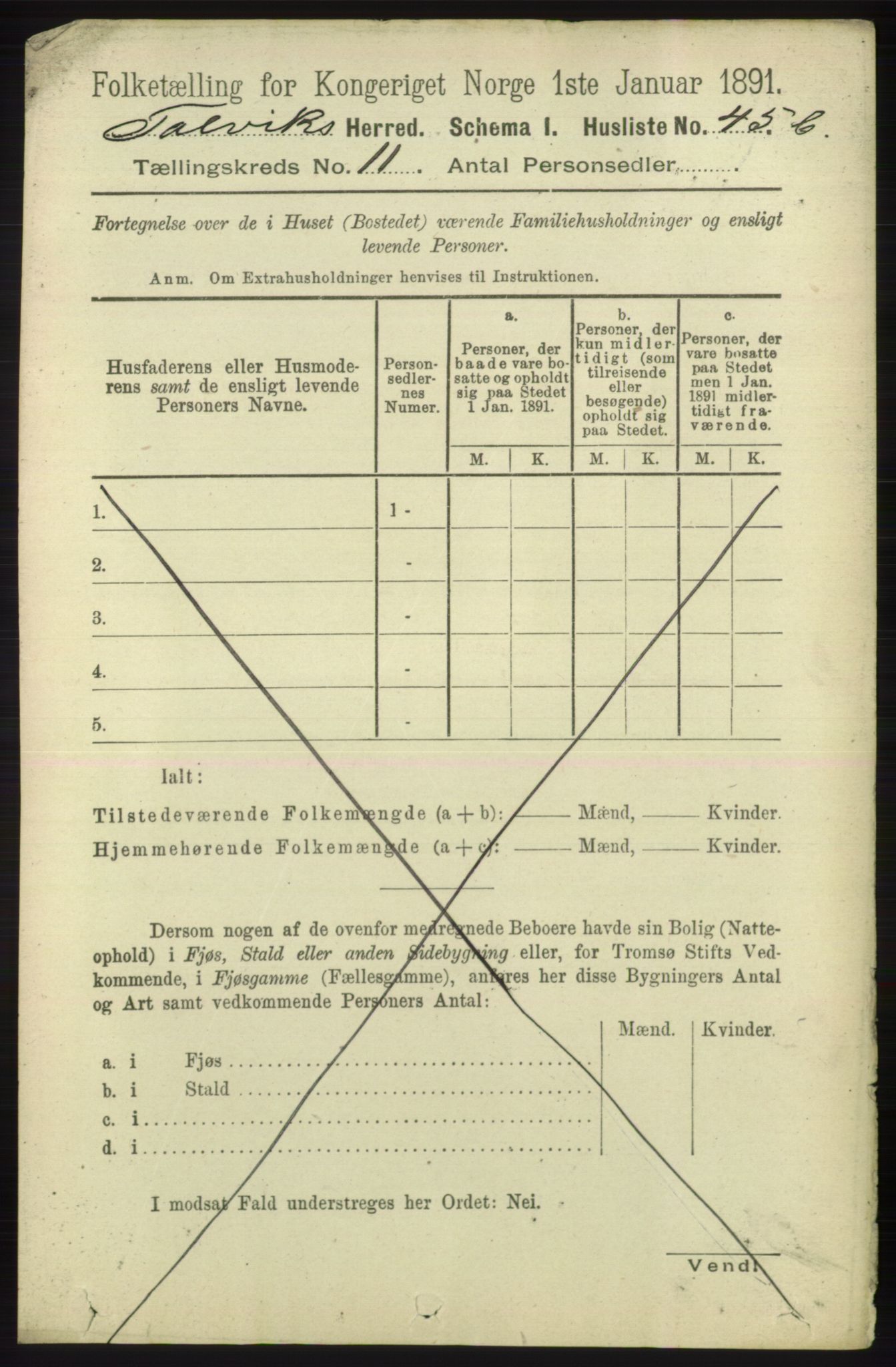 RA, 1891 census for 2013 Talvik, 1891, p. 2692