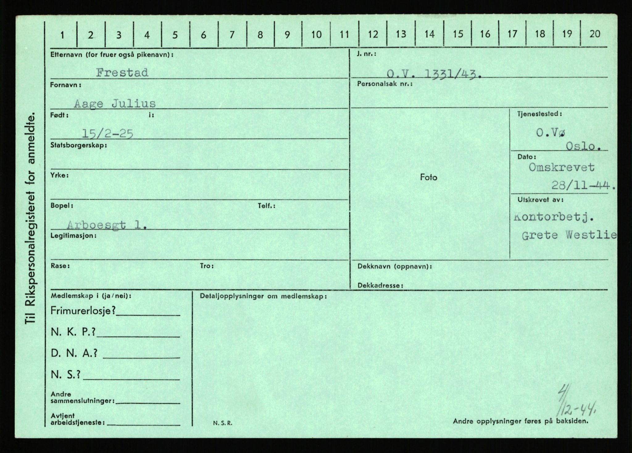 Statspolitiet - Hovedkontoret / Osloavdelingen, AV/RA-S-1329/C/Ca/L0004: Eid - funn av gjenstander	, 1943-1945, p. 4636